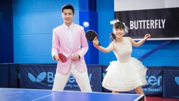 福原愛與台灣桌球選手江宏傑(左)結婚,2人婚後育有1女。(翻攝自福原愛臉書)