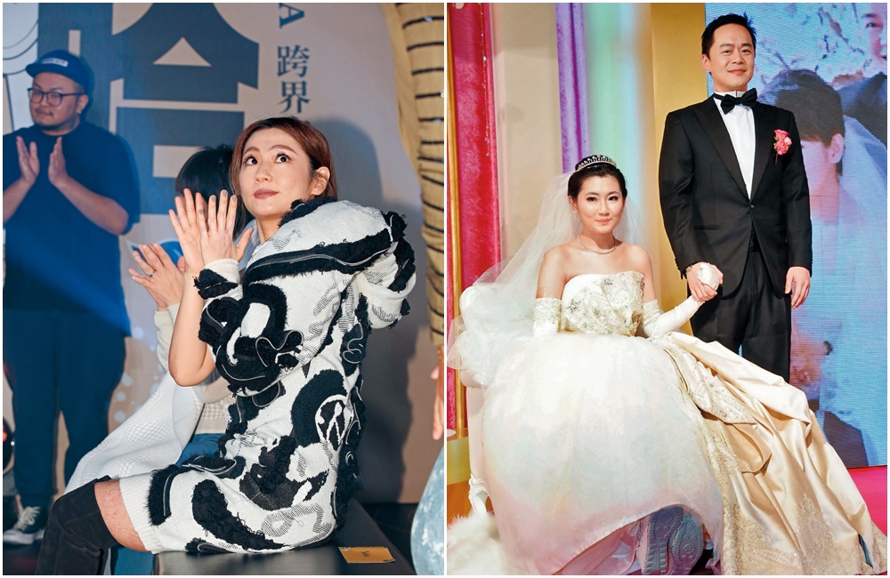 Selina跟張承中當年世紀離婚，也靠華研居中處理。（右圖為華研提供）