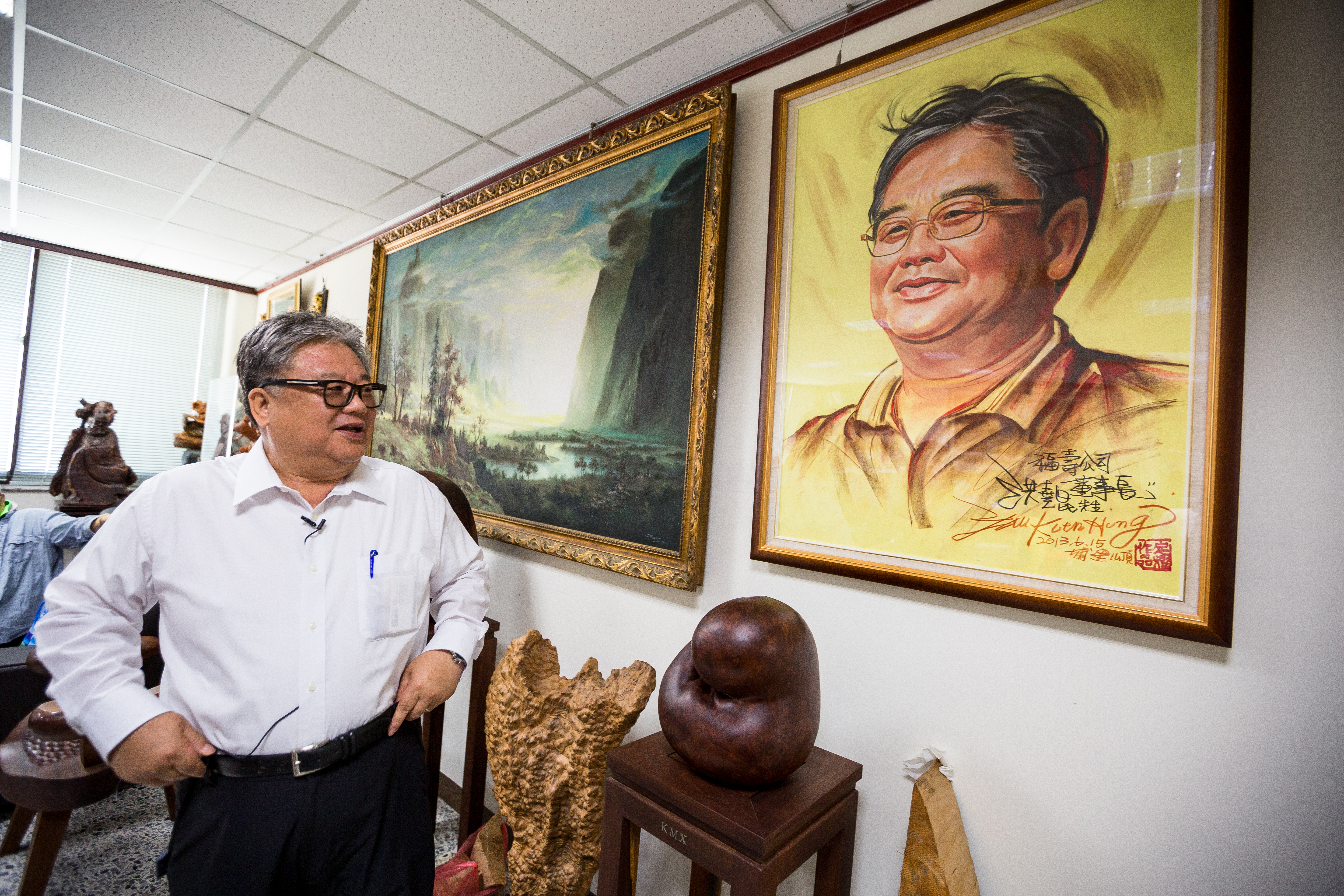 傳產接班人難尋，洪堯昆說，未來福壽掌門人不一定要是洪家人。