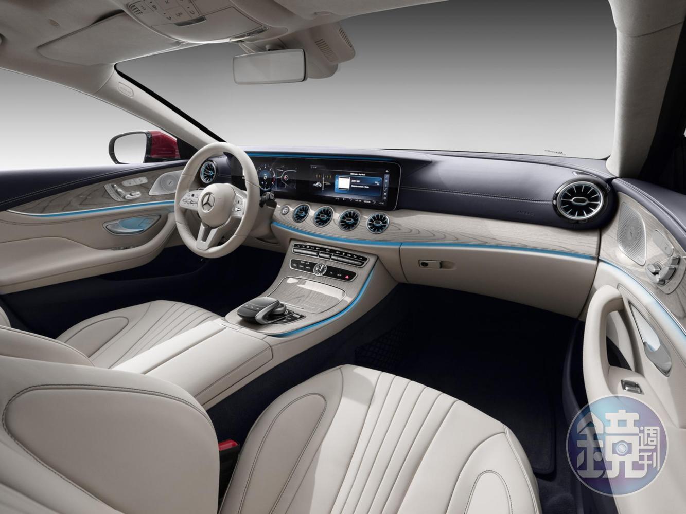 CLS Mk.3內裝一派流線風格，毫無老氣橫秋。