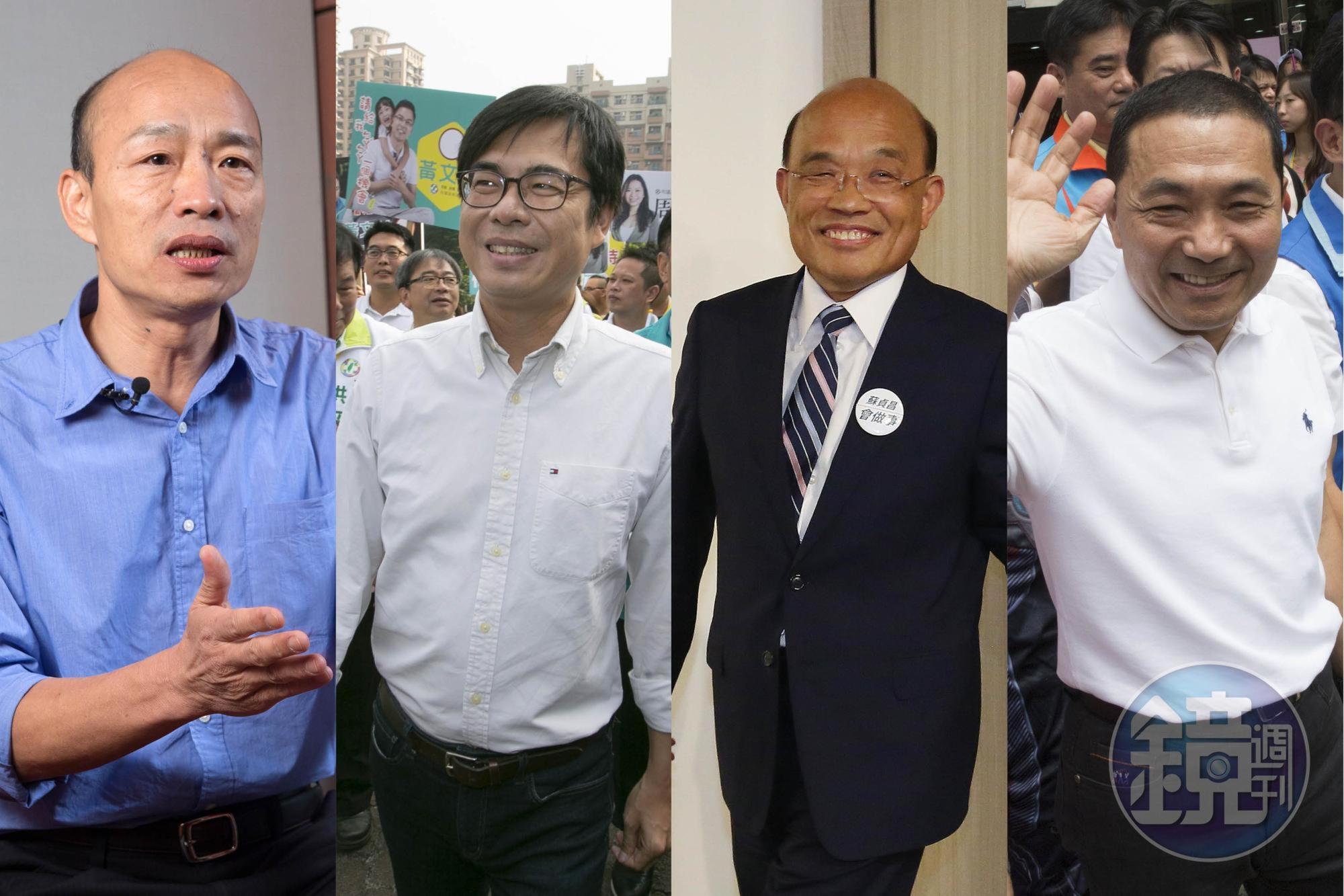 年底九合一選舉進入倒數階段，知名作家苦苓預測六都當選名單。