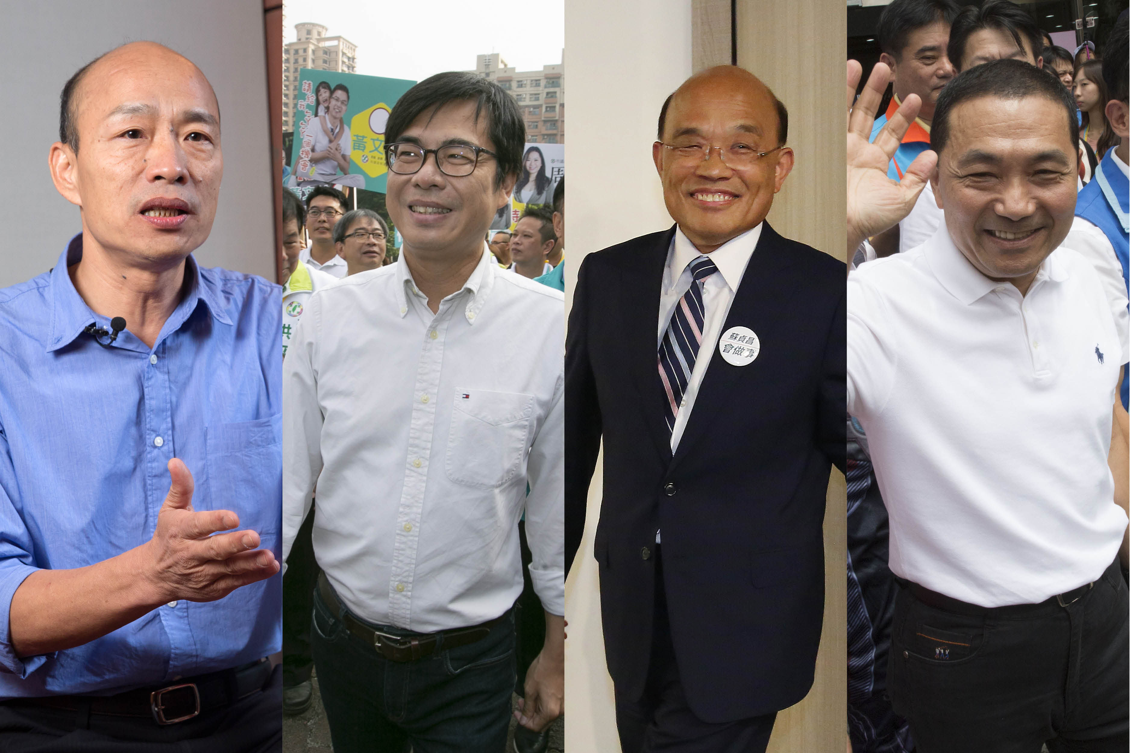 年底九合一選舉進入倒數階段，知名作家苦苓預測六都當選名單。