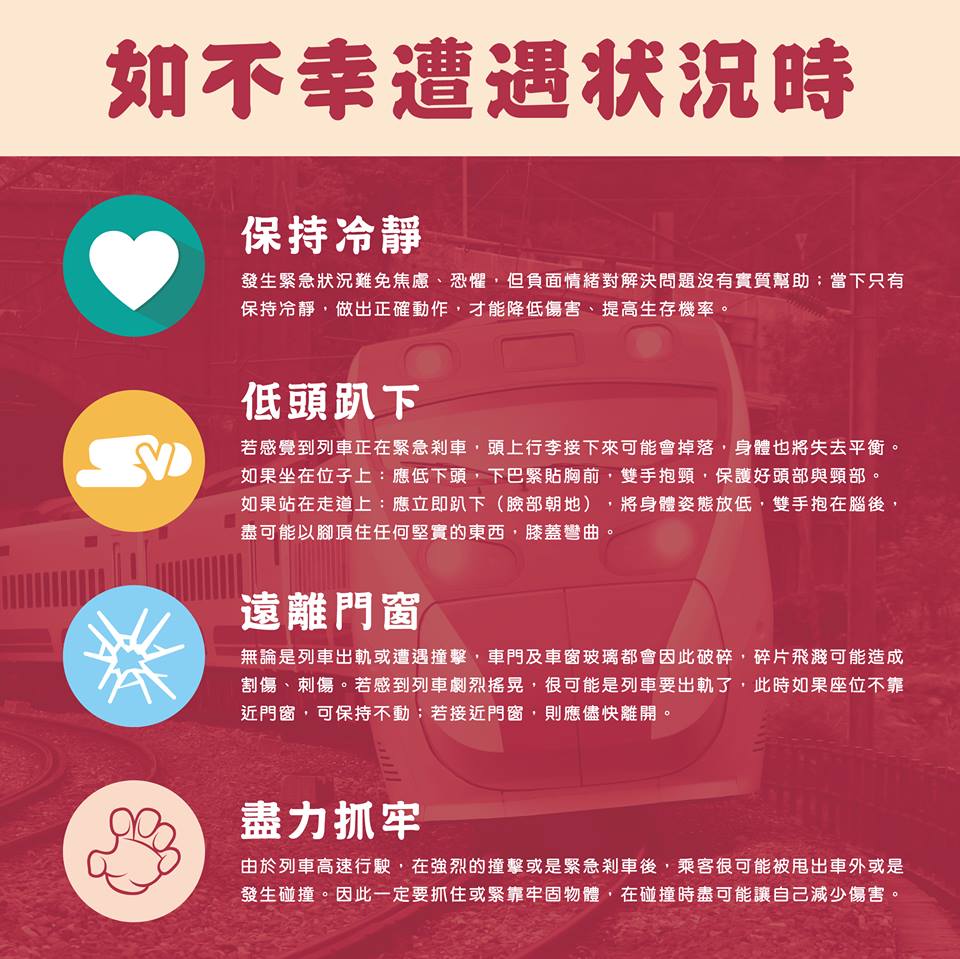 「TCPB局長室」叮嚀大家要有備無患，遇上關鍵時刻，才能救自己一命。（翻攝自TCPB局長室臉書）