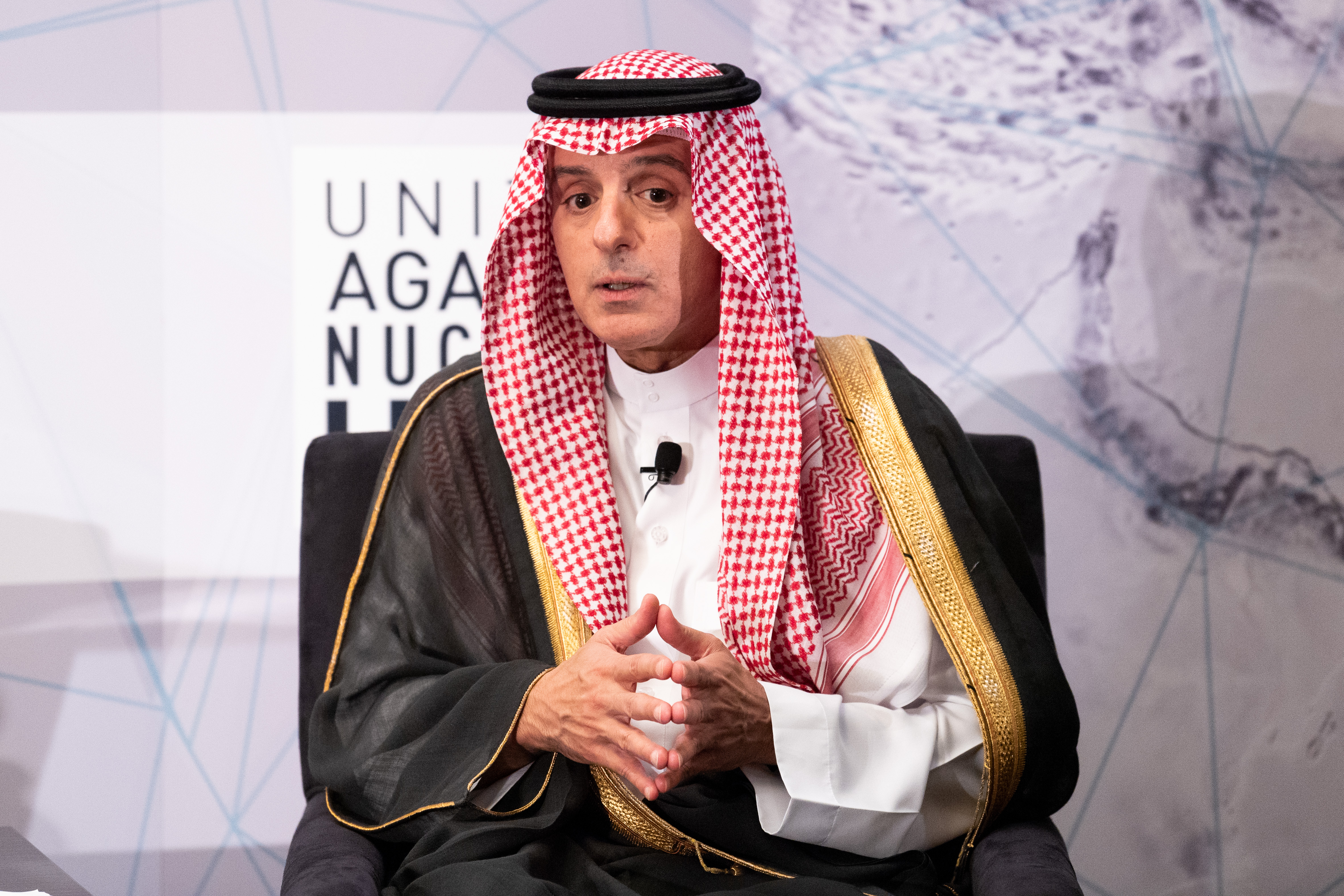 沙國外長朱拜爾認為哈紹吉之死是「流氓行動」，但是拒絶承認事件與實際掌權的王儲有關。（東方IC）