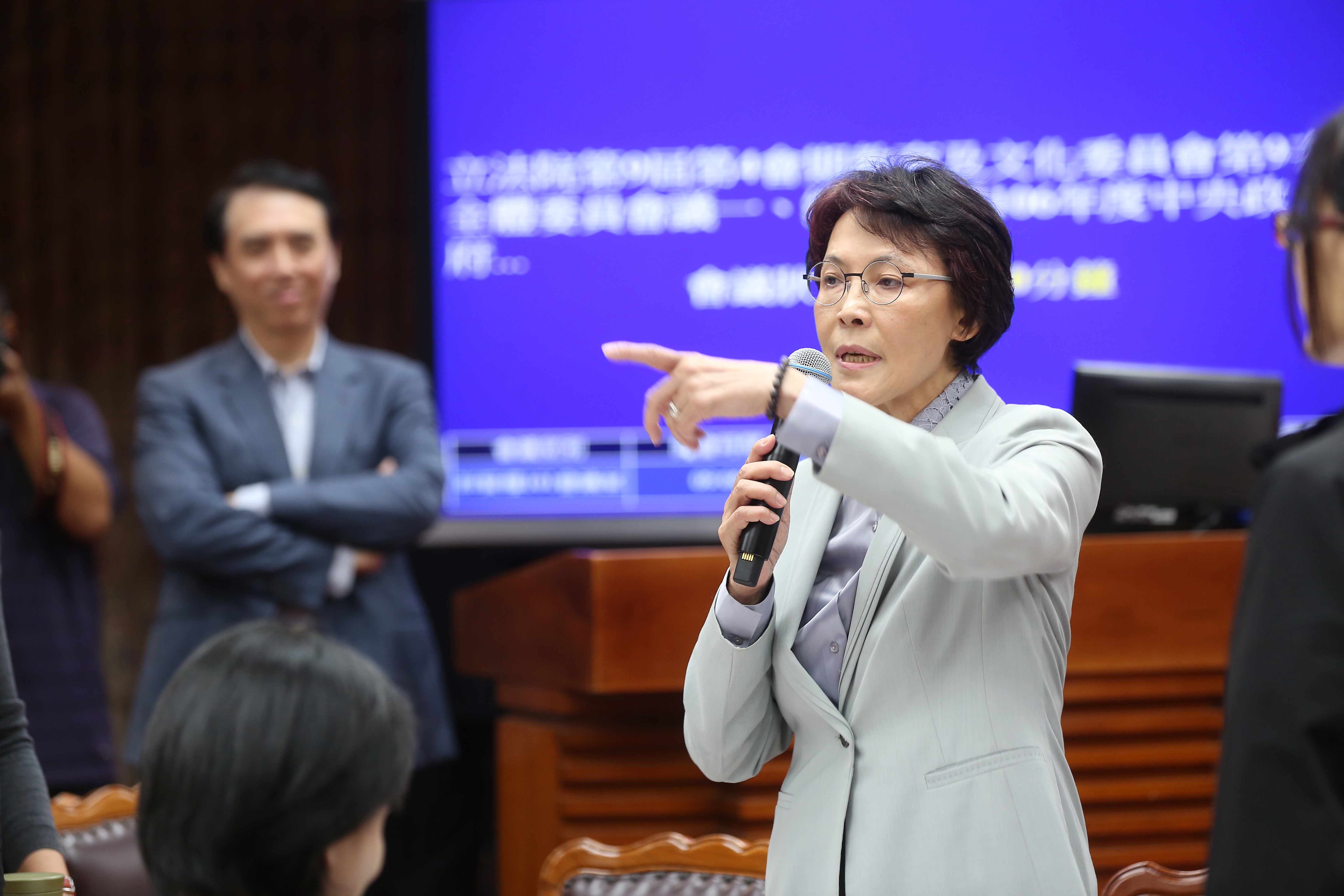 黃昭順表示是宗教界擔心政治的手伸入宗教，才提出此立法版本。（本刊資料照）