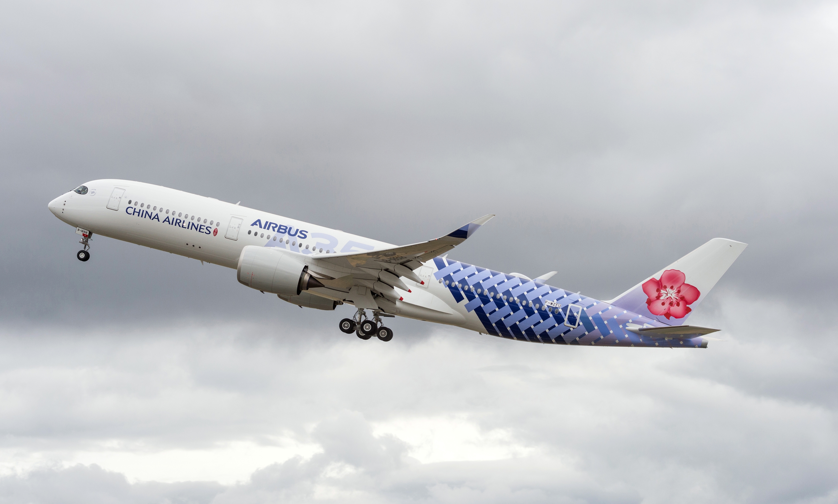 華航目前已有14架A350-900機型。（空巴提供）