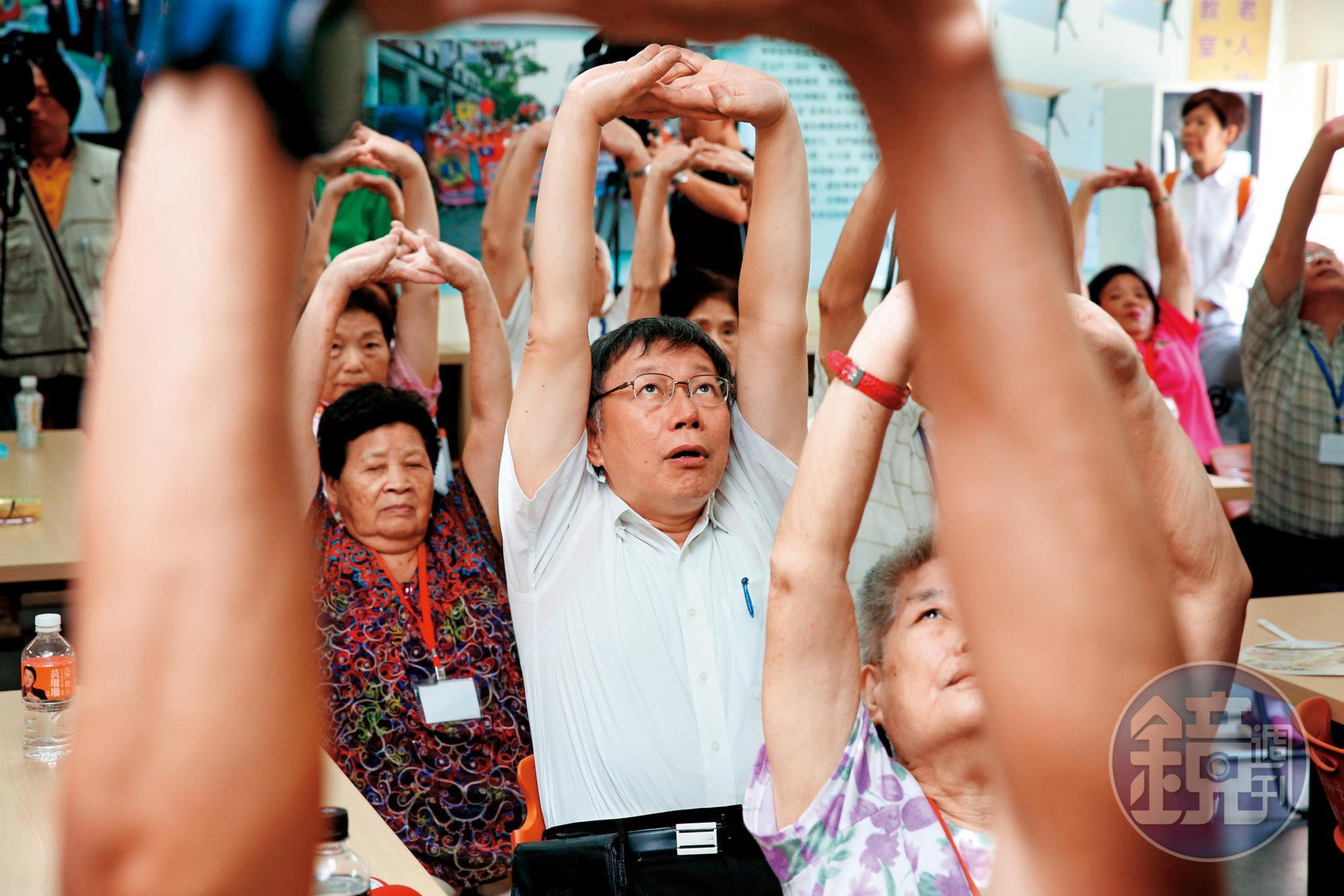 台北市長柯文哲當選呼聲最高，在台北市可說穩操勝券。
