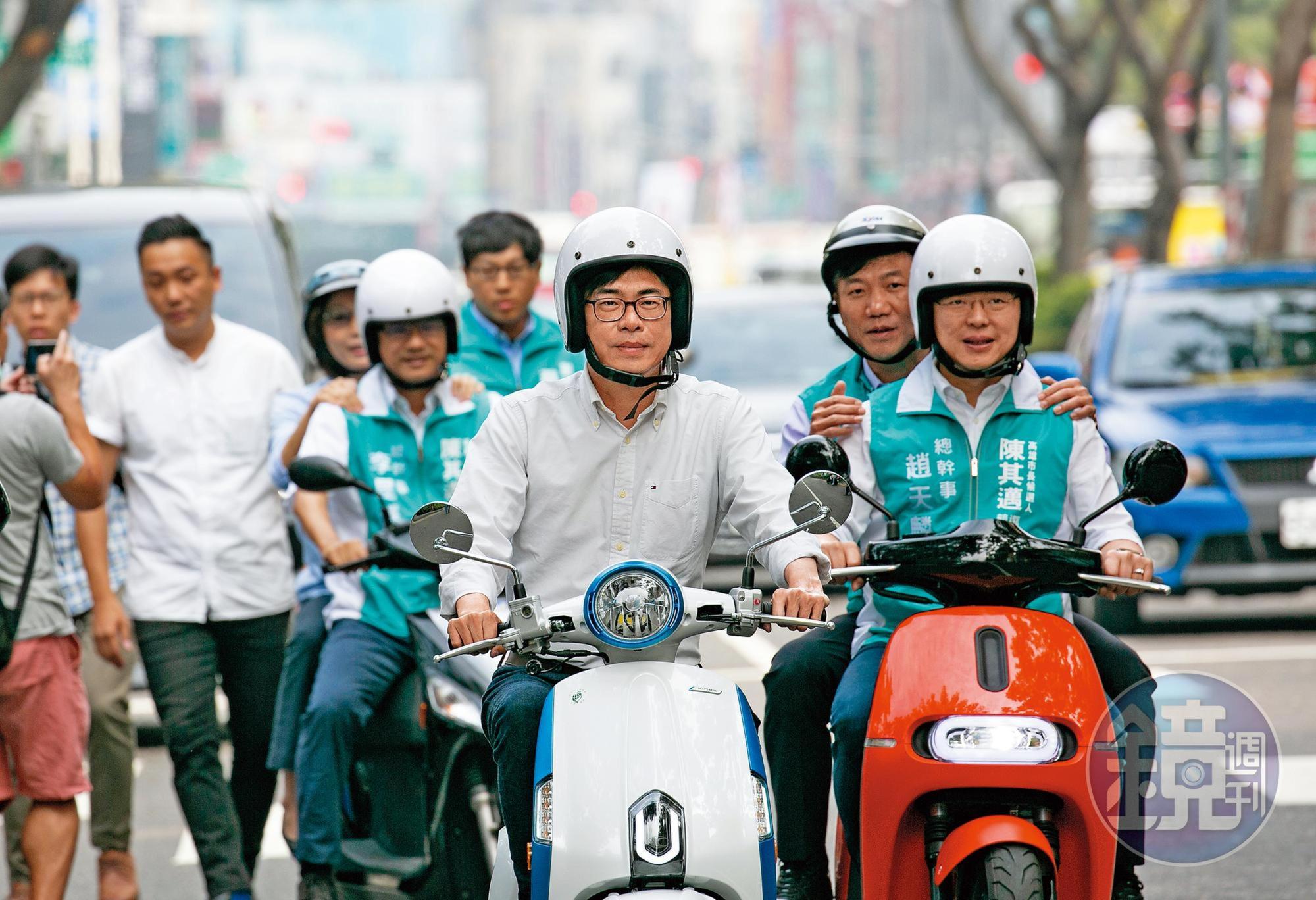 陳其邁原被認為是高雄市長不二人選，但在選舉賭盤中，陳其邁從最開始的大贏30萬，如今已開出PK盤。