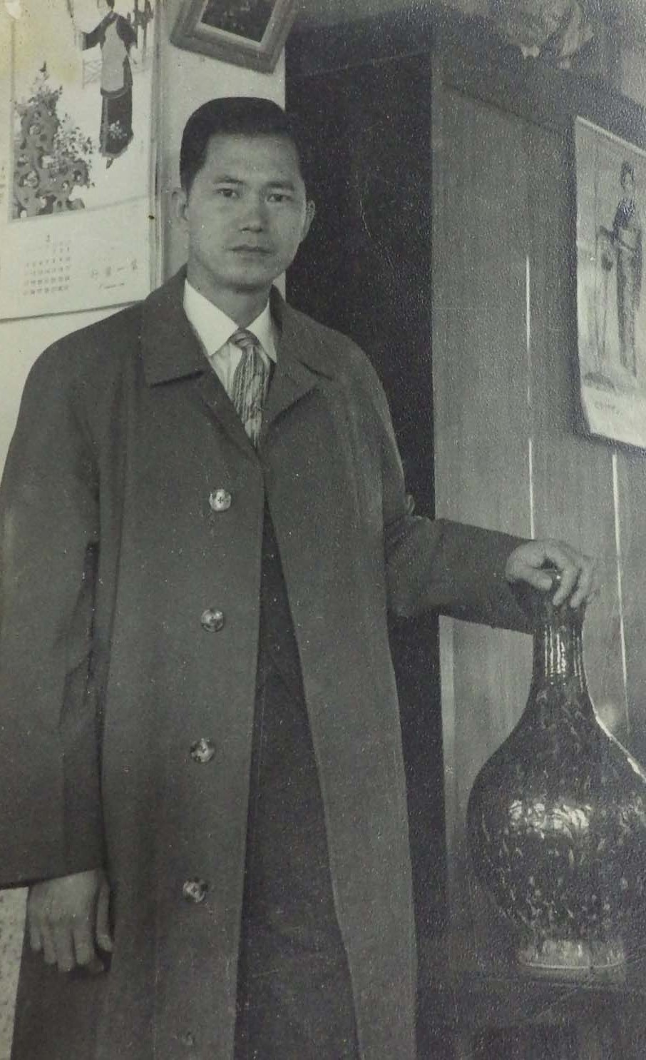 中衛第一代創辦人張炎東受日式教育，曾在日治時期擔任刑警與老師，個性嚴謹。（中衛提供）
