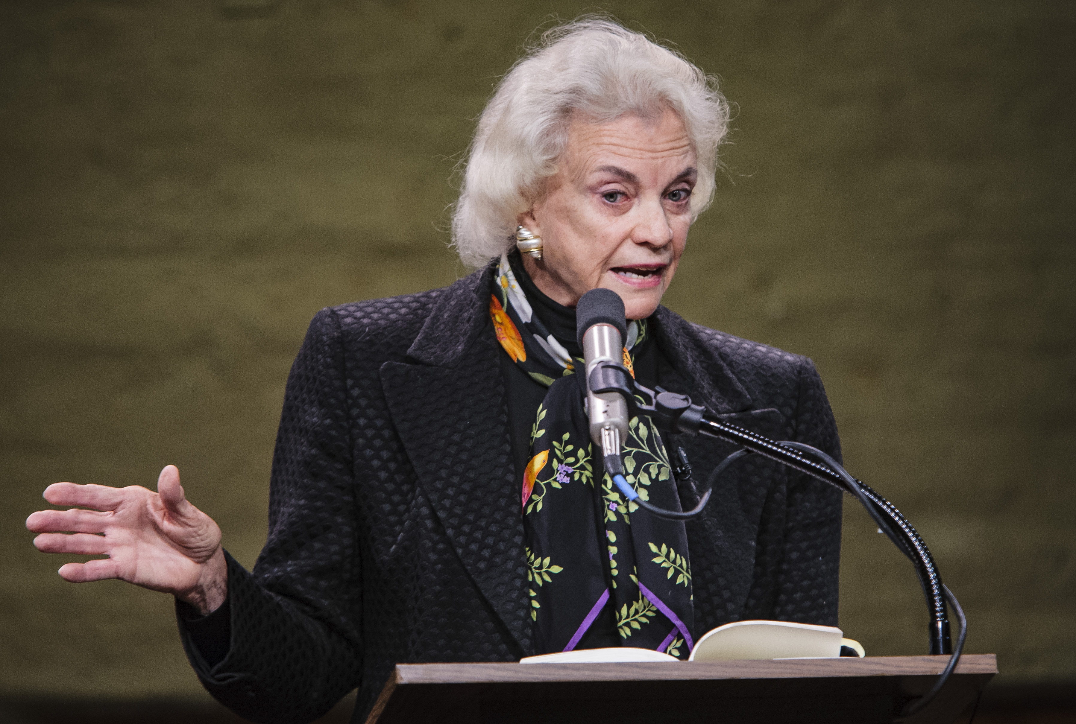 美國聯邦最高法院首位女性大法官Sandra Day O'Connor日前宣布退隱。（東方IC）