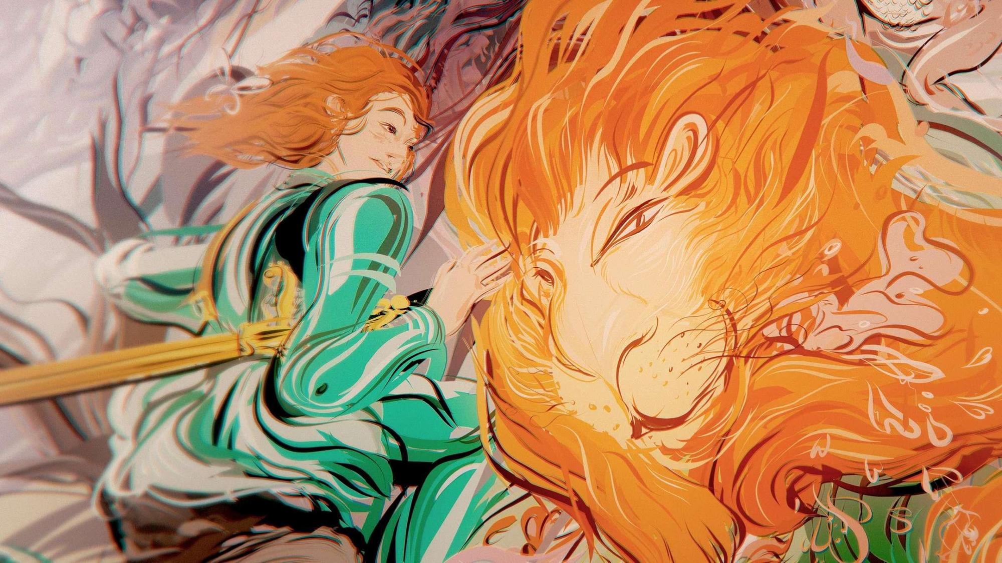 《親愛的安潔麗卡》由艾美獎得獎團隊打造，其畫面與特效呈現被國際媒體譽為最美的VR作品。（高雄電影節提供）
