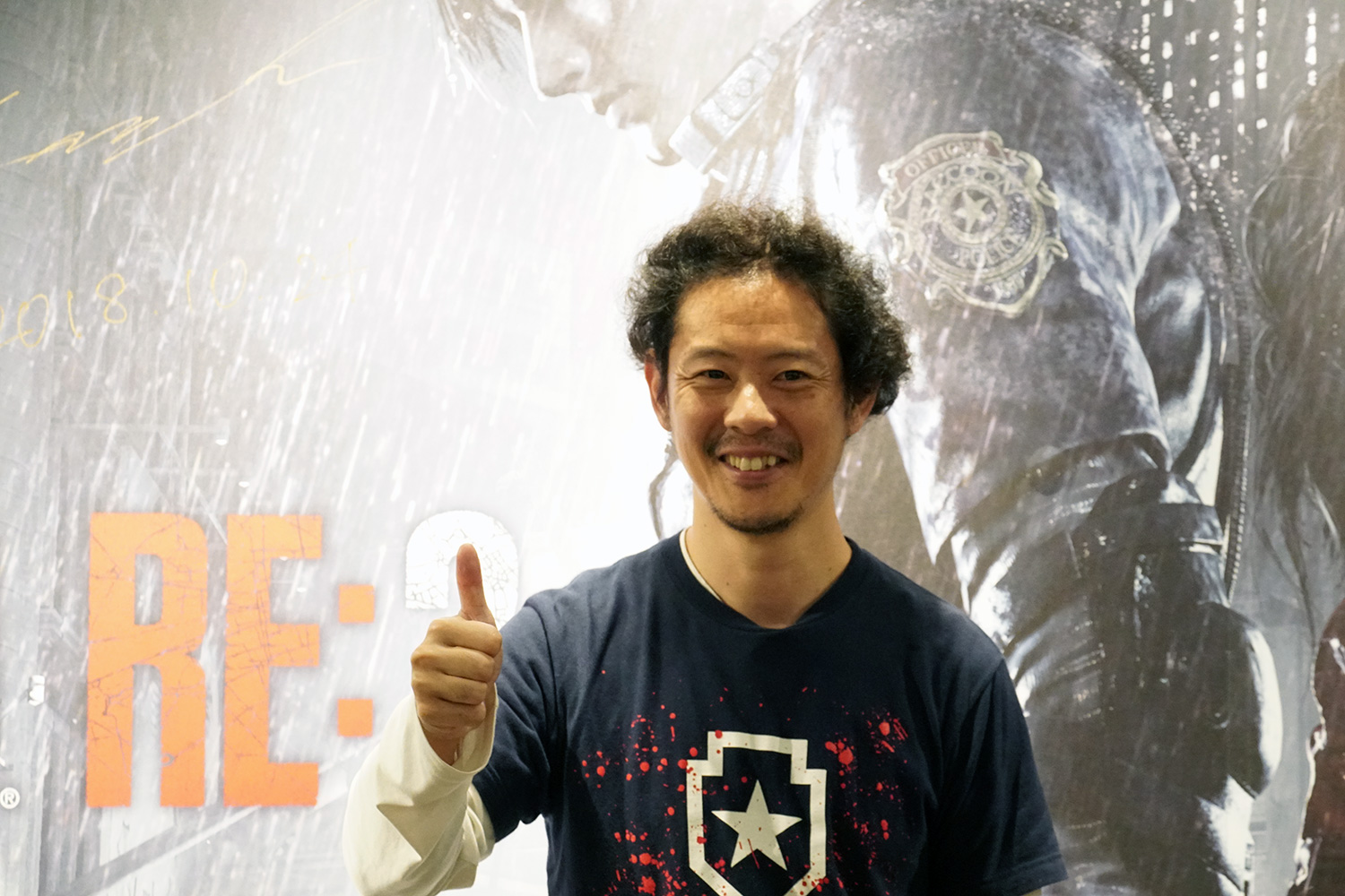 《惡靈古堡2重製版》製作人神田剛來台與媒體座談，分享重製這部經典作品的想法。