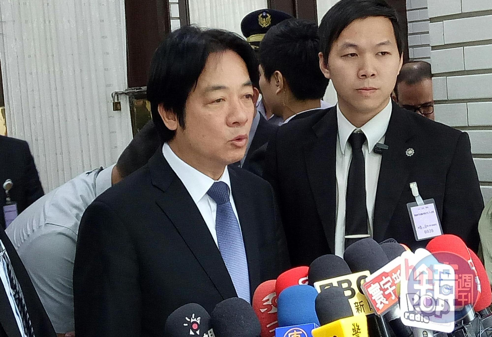 行政院長賴清德今赴立法院報告明年度總預算。