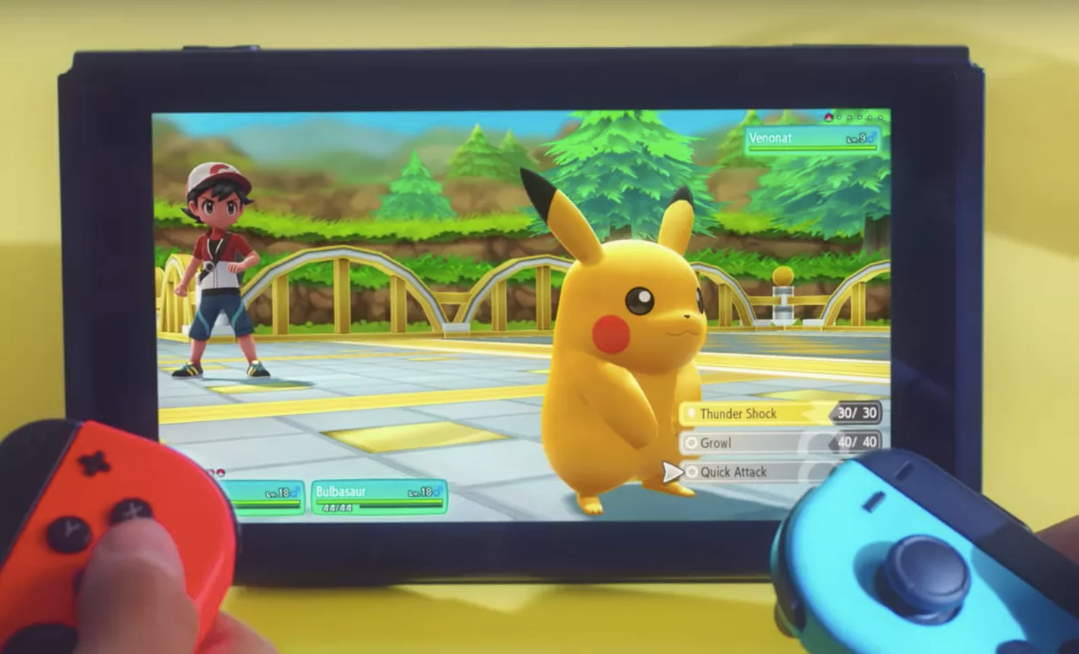 Switch上的《精靈寶可夢 Let's Go！皮卡丘／Let's Go！伊布》是任天堂最新的寶可夢相關遊戲