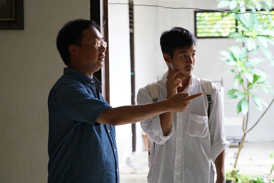 深田晃司（左）指導多次合作的新生代男星太賀演出。（天馬行空提供）