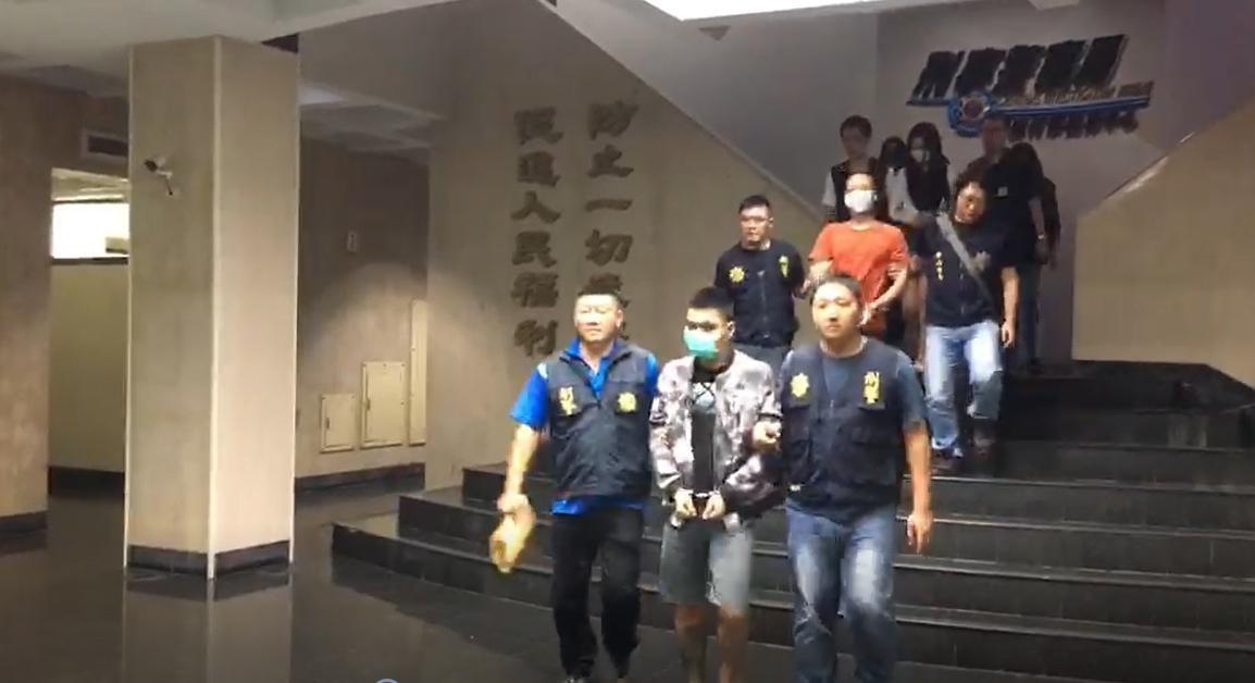 警方逮捕馬姓、管姓等4名詐騙嫌犯。（刑事局提供）