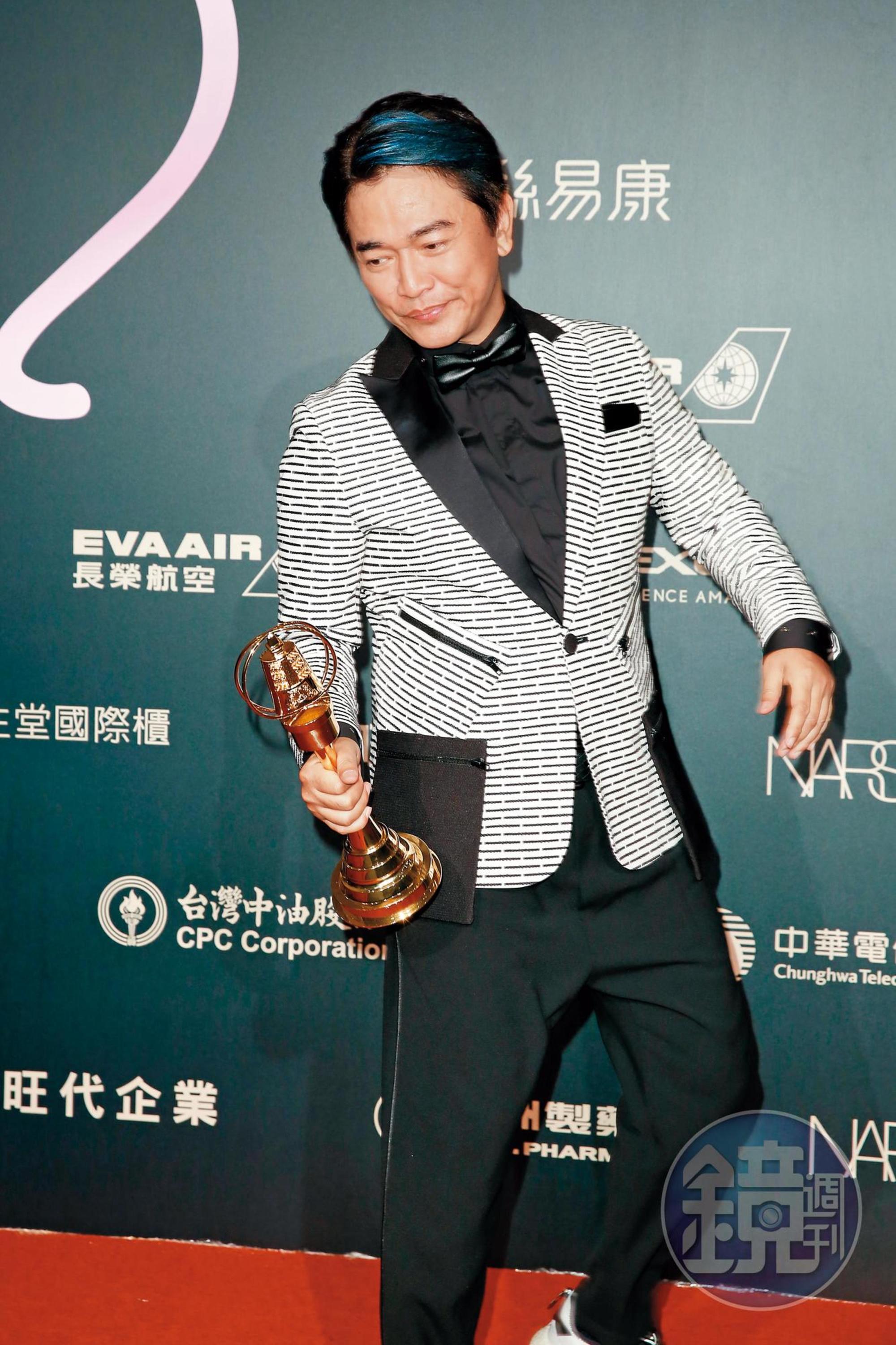 吳宗憲連續2年奪得金鐘主持人獎,演藝事業再度掀起一波高潮。