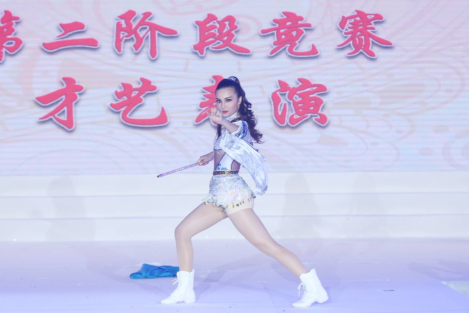 李棠霓結合中國武術與舞蹈的才藝表演讓她拿下亞軍。（全球城市小姐選拔協會提供）