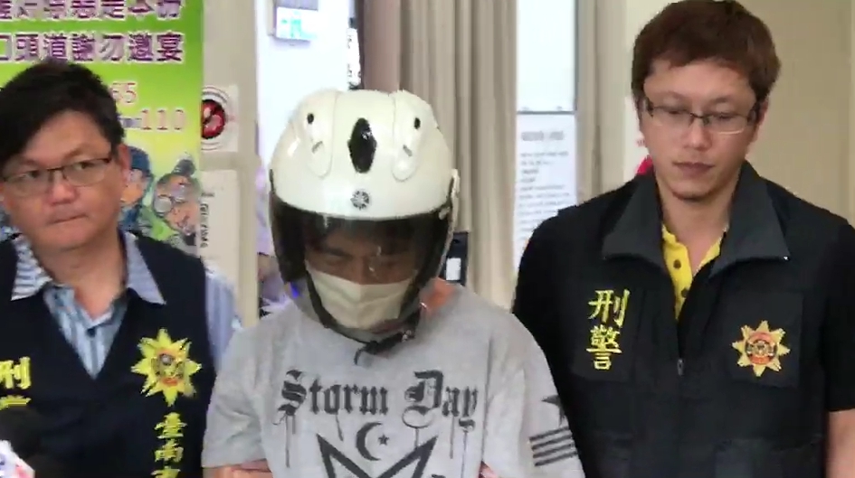 涉嫌勒斃成大女研究生的林姓清潔工今晨遭警方逮捕。（警方提供）