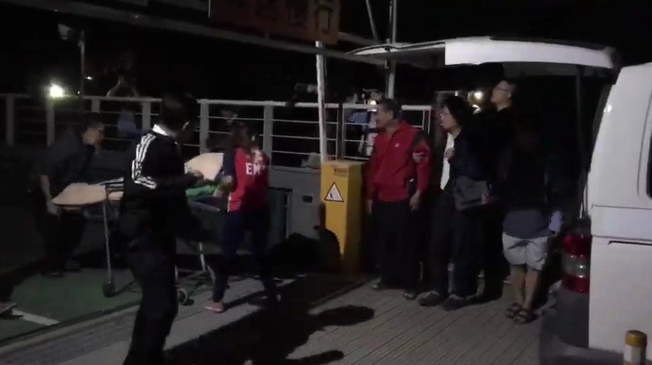 陳姓女研究生父親看見女兒遺體當場痛哭。（警方提供）