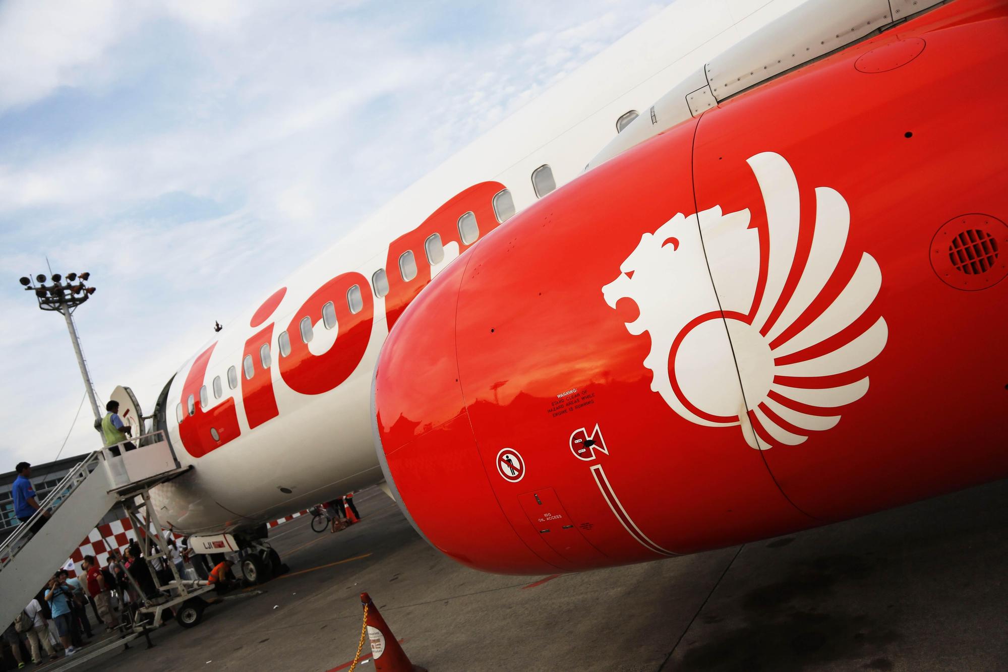 印尼獅航編號JT610波音737 Max-8班機今晨起飛,卻在起飛13分鐘後失聯墜落。(東方IC)