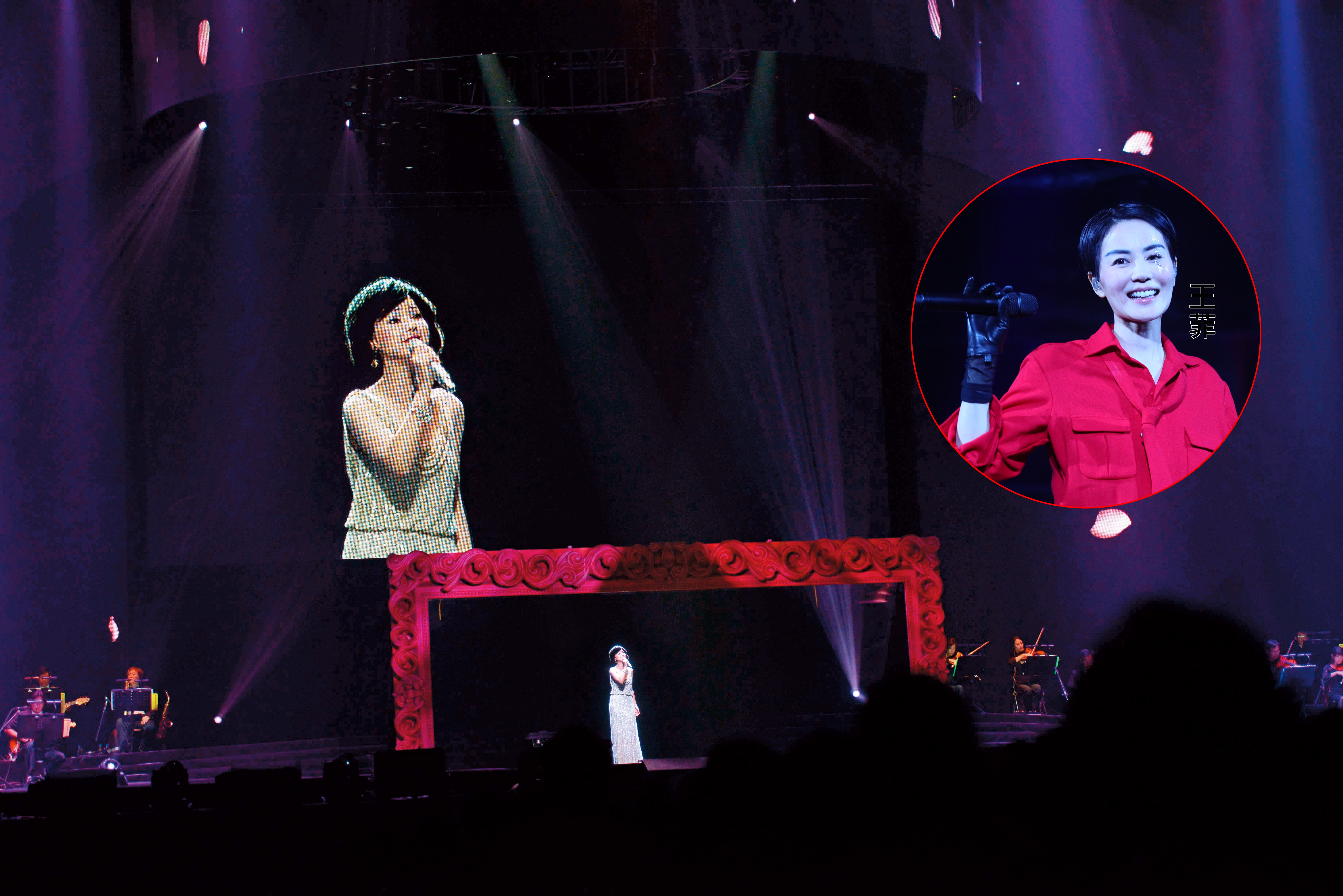 曾以科技「還魂」鄧麗君演唱，讓眾人懷念她的歌聲，王菲還曾經跟她「同台」演出。（華視提供）