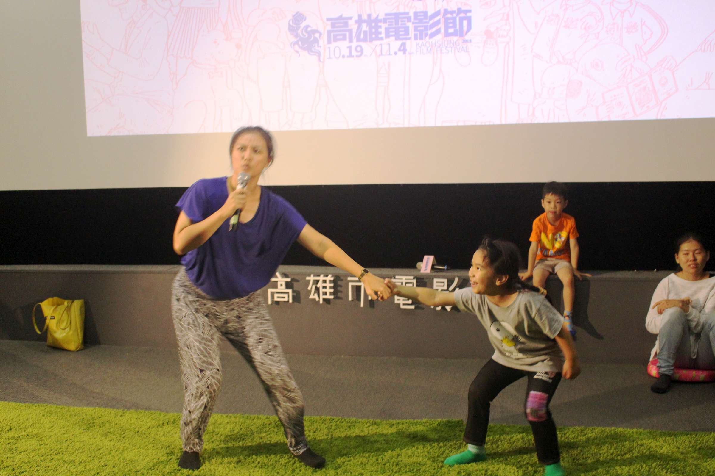 「法國克萊蒙費鴻短片影展兒童動畫精選」特別強調與孩子的互動。（高雄電影節提供）