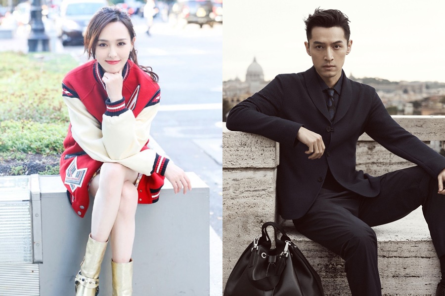 胡歌和唐嫣在演藝圈是標準純友誼,各自都歷經感情,始終在對方身旁支持。(左圖摘自微博、右圖Emporio Armani提供)