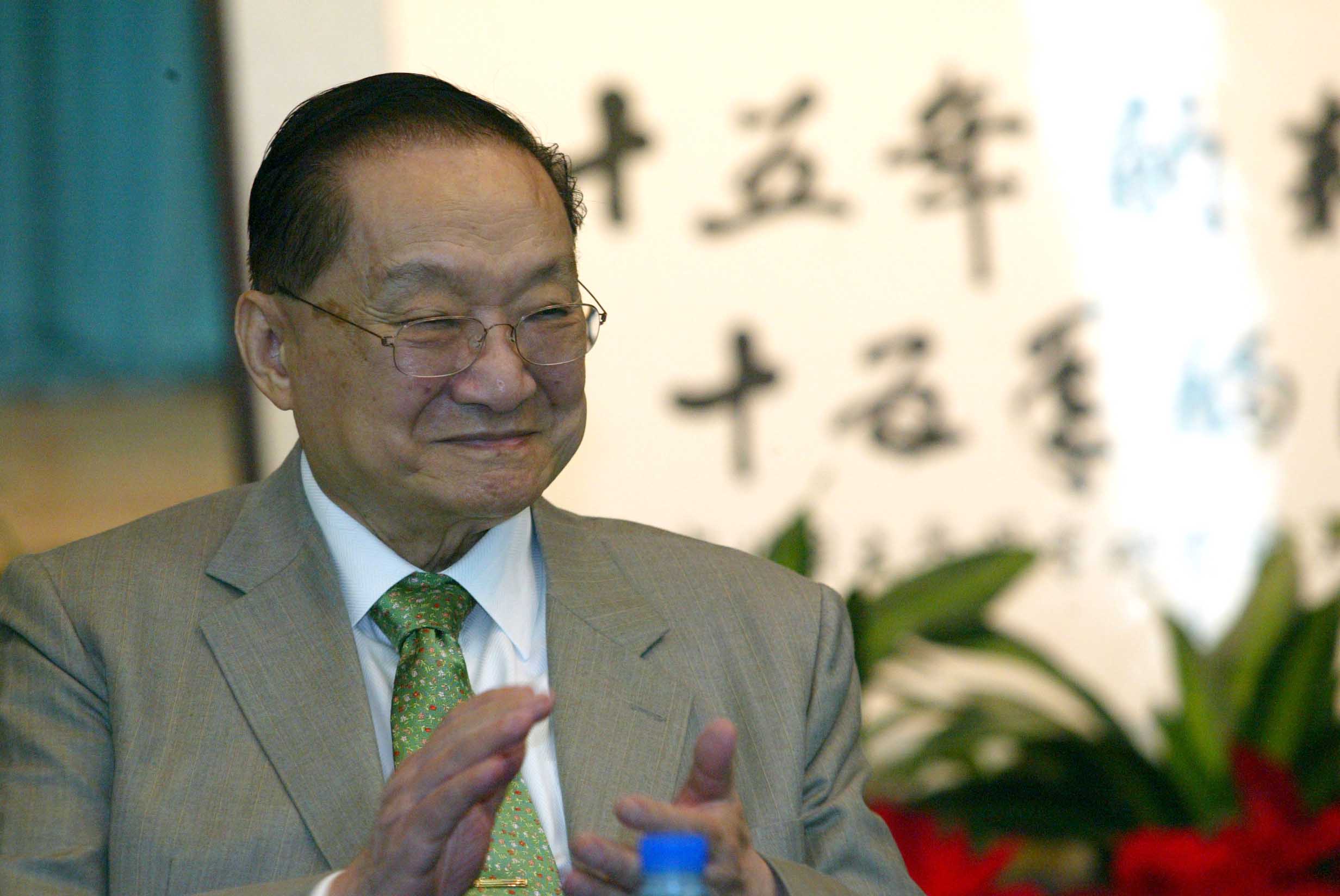 金庸今日下午病逝於香港養和醫院，享年94歲。（東方IC）