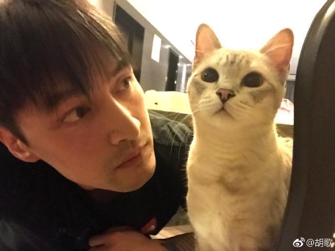胡歌在微博上感謝金庸,讓他完成了至今最難忘的一個角色,度過了人生最艱難的階段。(翻攝胡歌微博)