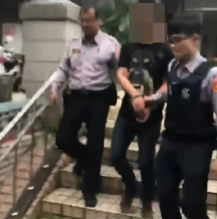 持刀傷人的李姓嫌犯被依殺人未遂罪移送。(翻攝畫面)