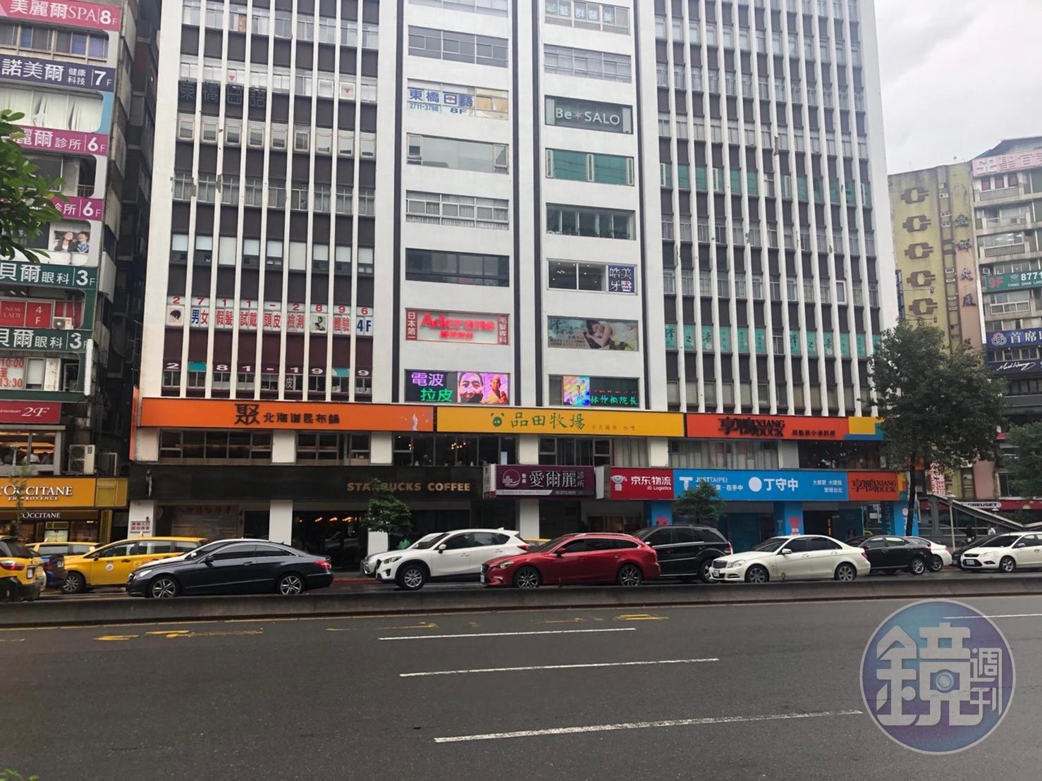 京東物流以每坪1.9萬元高價租金,在東區設旗艦店。