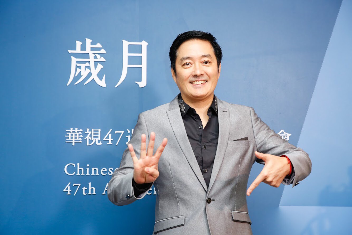 李志希長年在大陸拍戲，昨現身華視參加台慶活動。