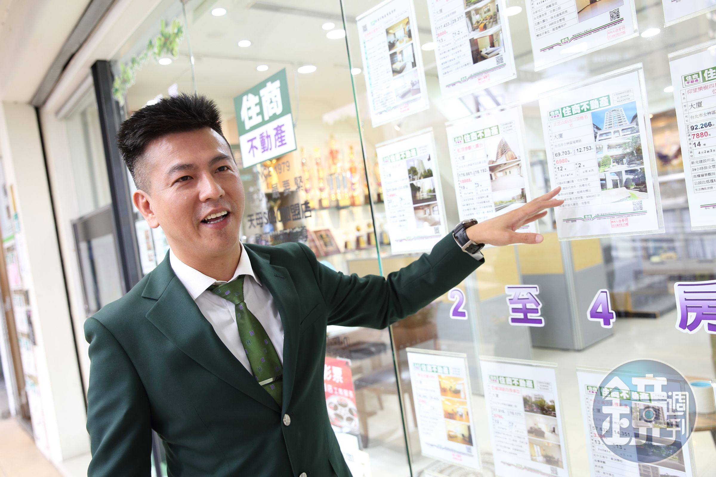謝傑兆建議，以中古屋為大宗的天母，首選基地大、環境單純的社區。