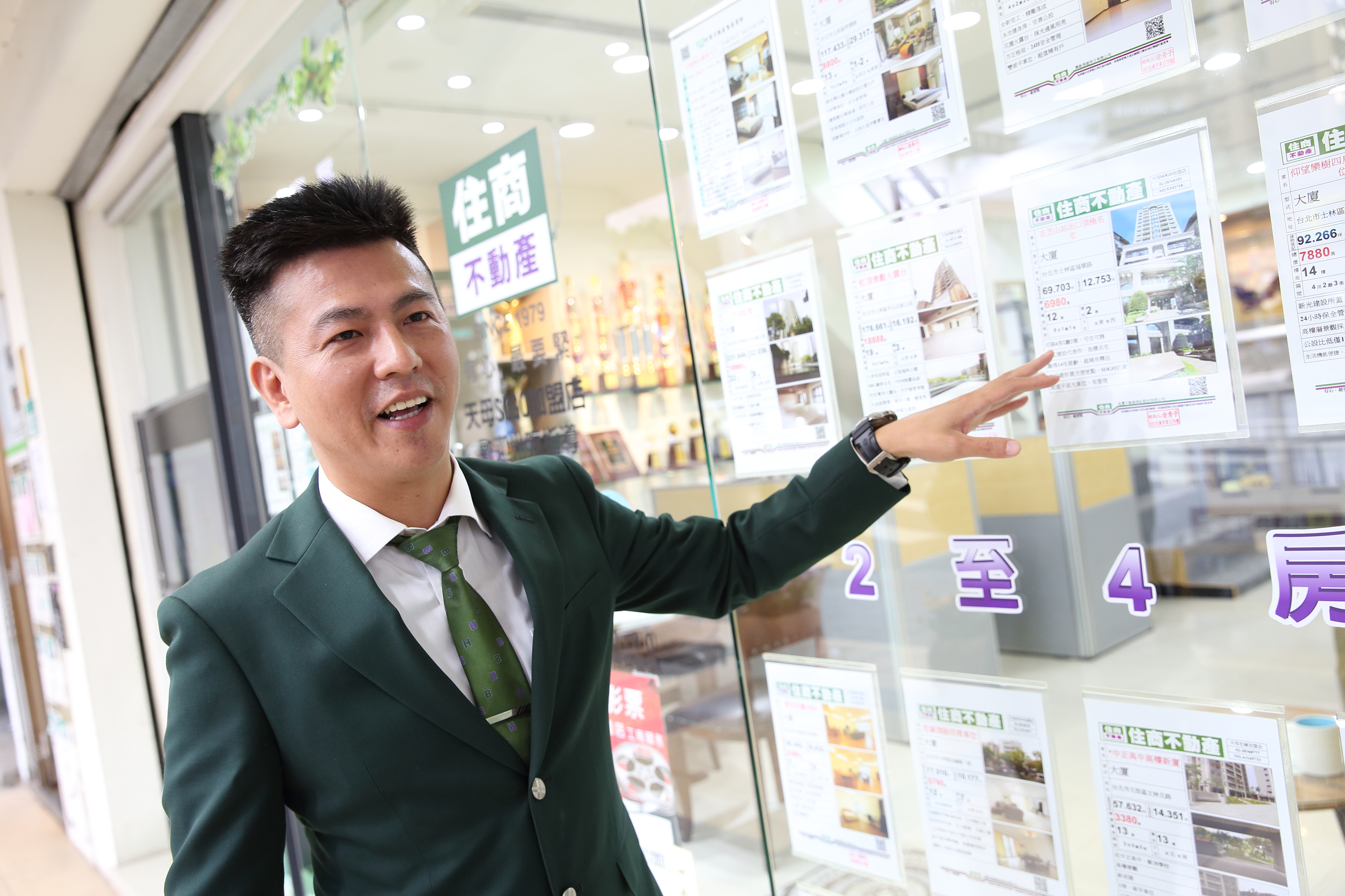 謝傑兆建議，以中古屋為大宗的天母，首選基地大、環境單純的社區。