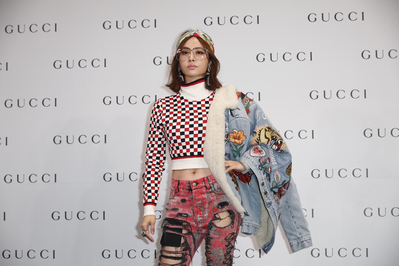 蔡依林完全GUCCI大戶，透露自己「拿」了很多東西回家。