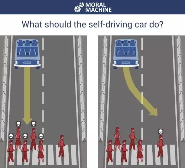 (來源:MORAL MACHINE)