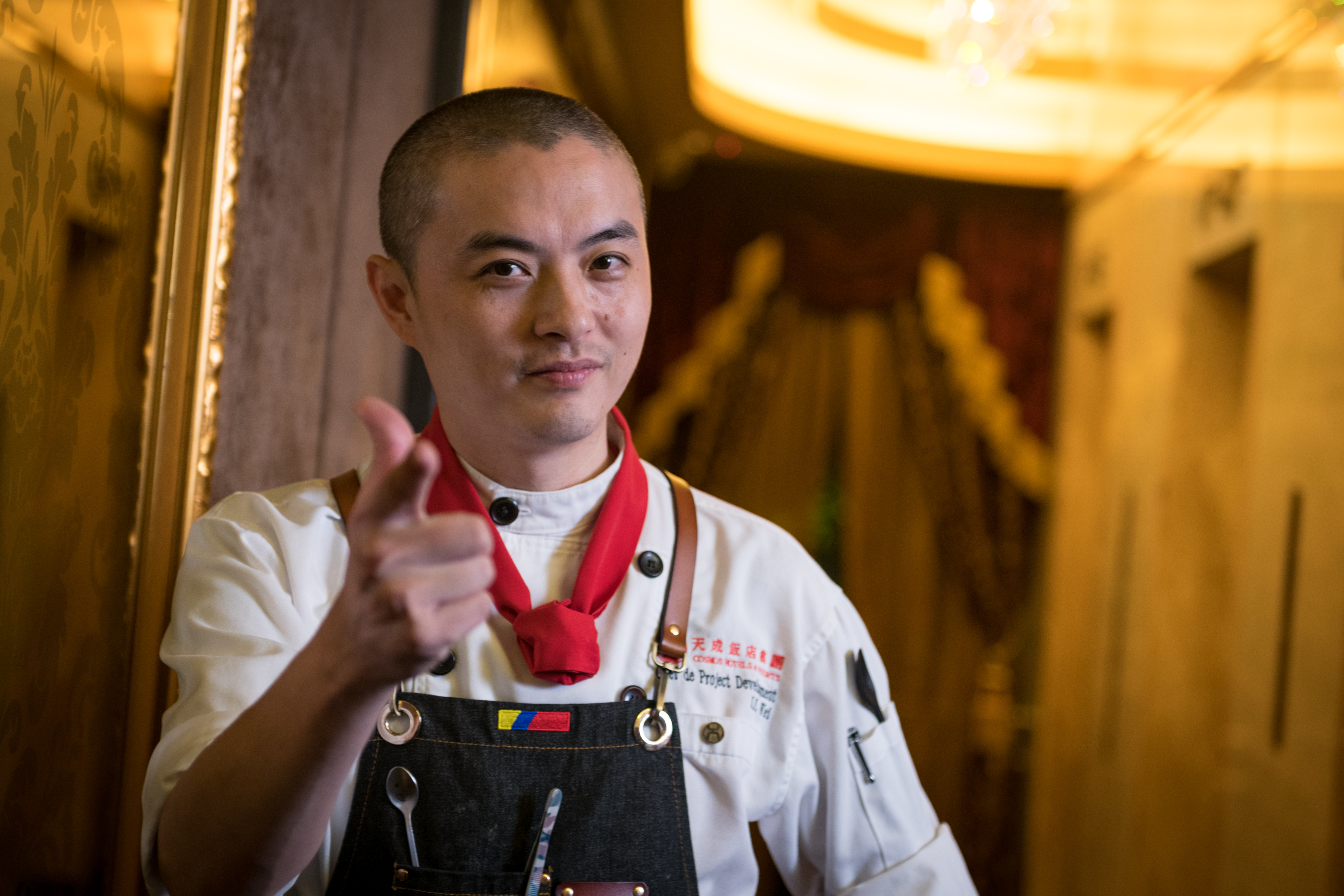 「天成飯店集團」西餐行政副總主廚魏景振，結合從法國藍帶廚藝學院畢業的專業及米其林餐廳見習的視野，擅長創意料理。