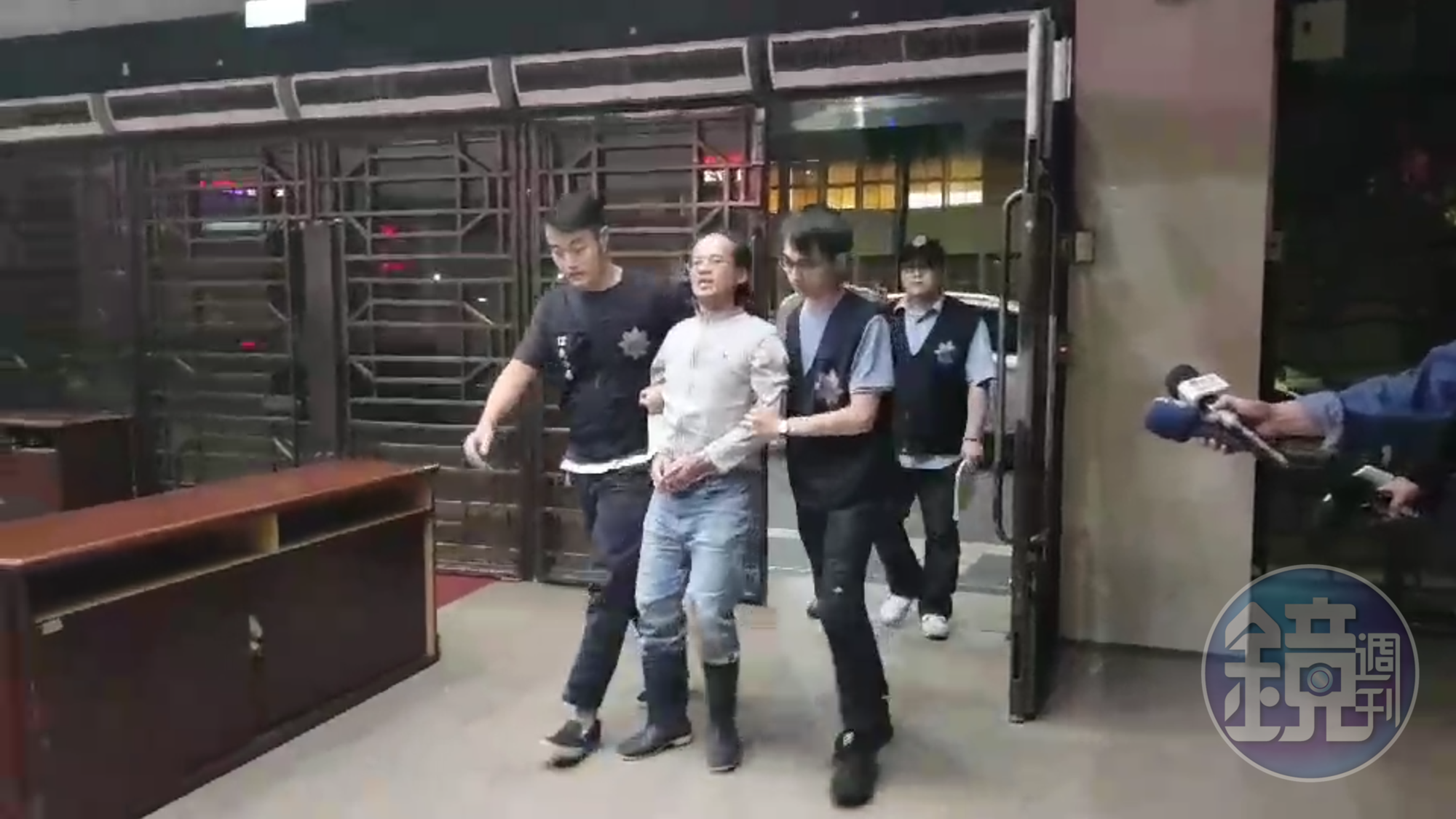 男子李明彥闖北市府打傷勞動局長，遭裁定收押避免再犯。