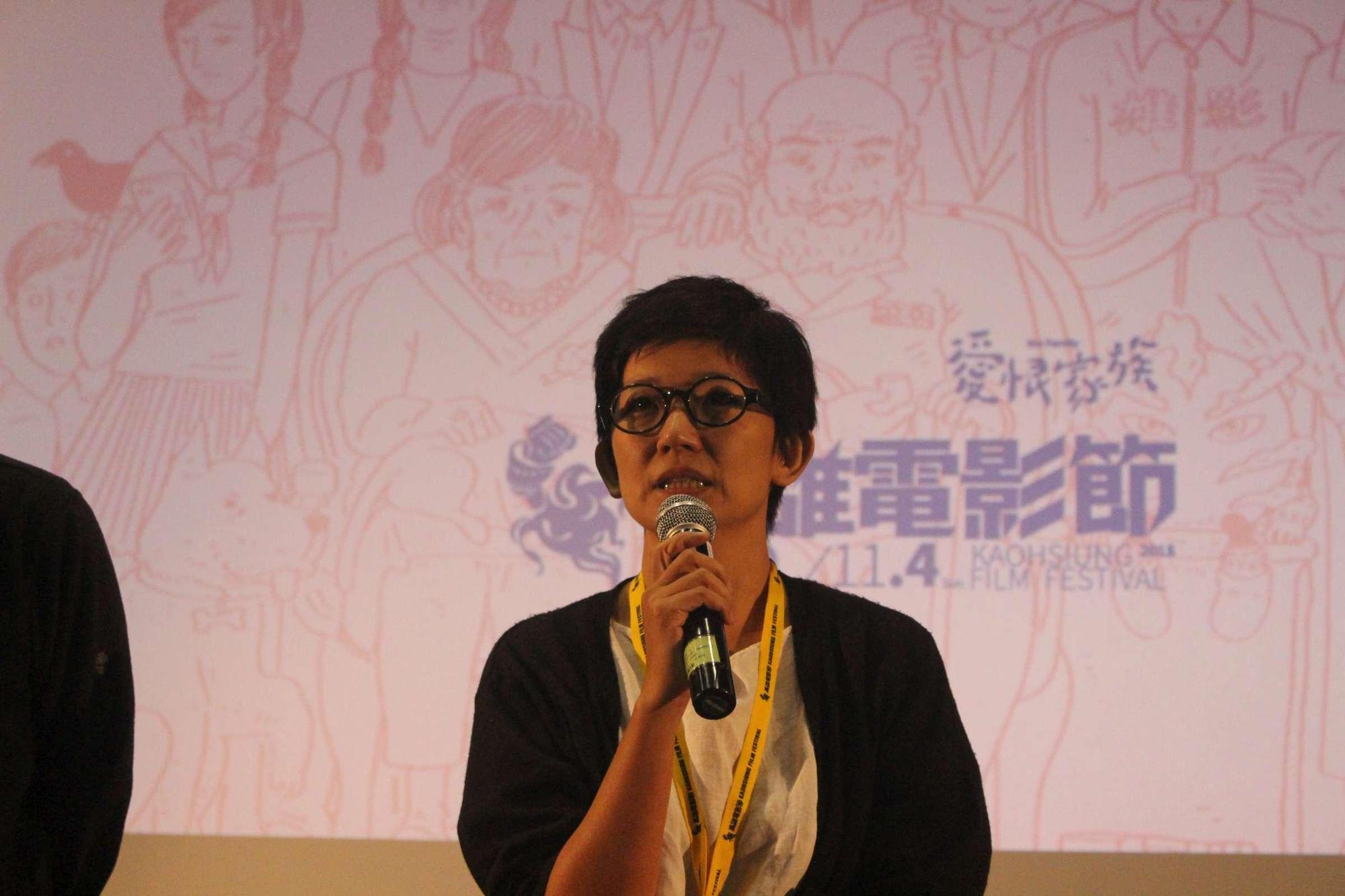 導演許慧如是高雄人,她表示這幾年來高雄有很大的改變!(高雄電影節提供)