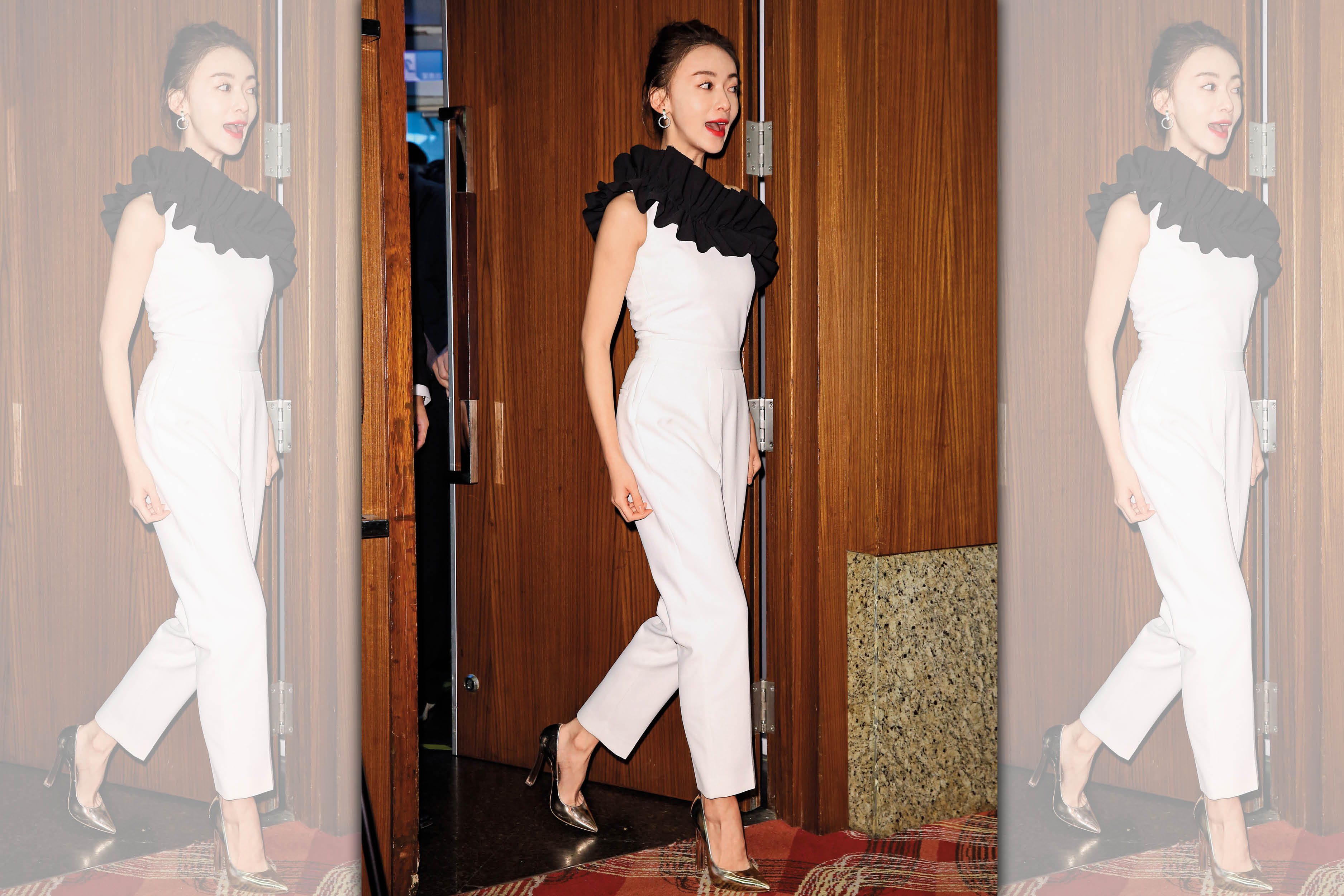 「勃谿」是上週本刊封面標題用字，有爭吵之意；用在吳謹言來台宣傳之旅，她常面露猙獰，感覺快起勃谿。