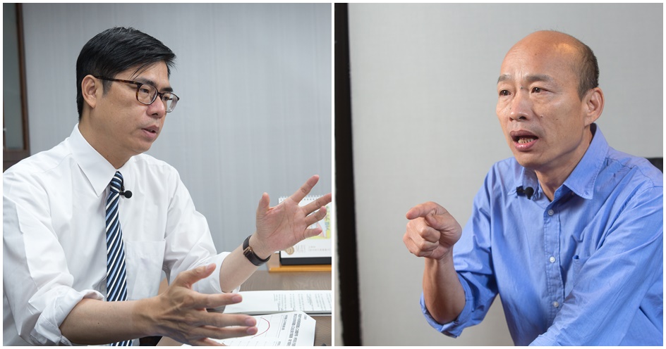 高雄市長候選人陳其邁和韓國瑜，雙方陣營敲定11/19辯論。