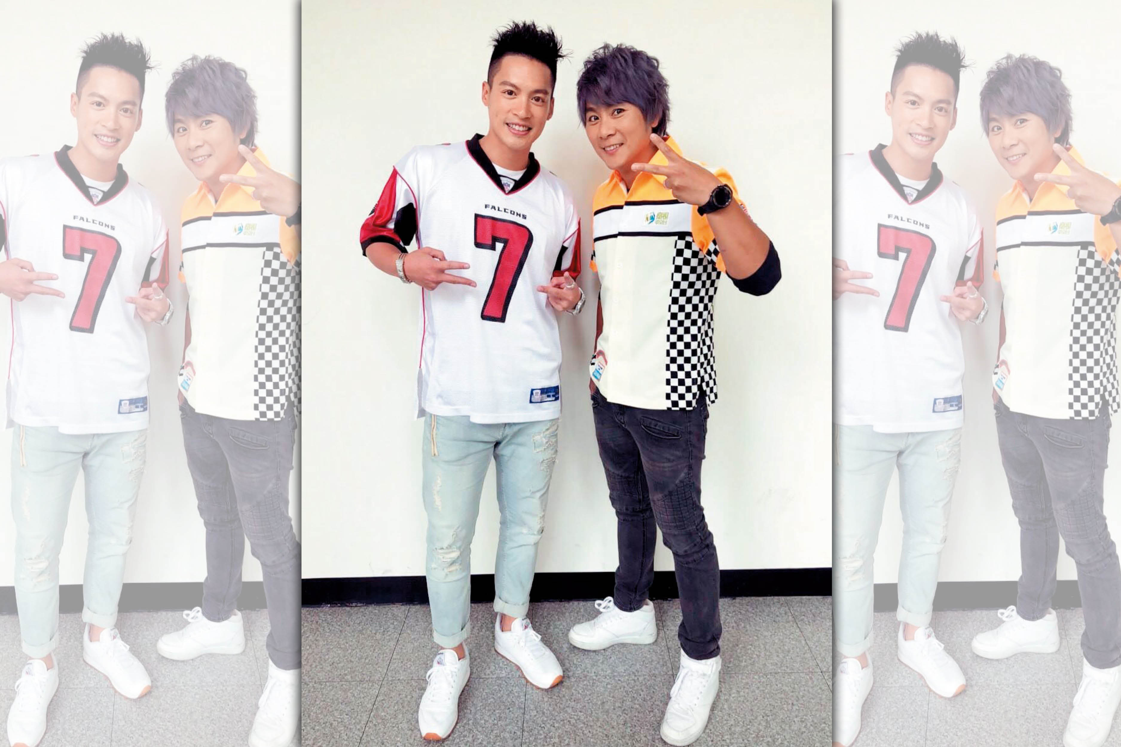 5566許孟哲（左）與王仁甫（右）都曾因為吃減肥藥，整個行為脫序。（翻攝自許孟哲臉書）