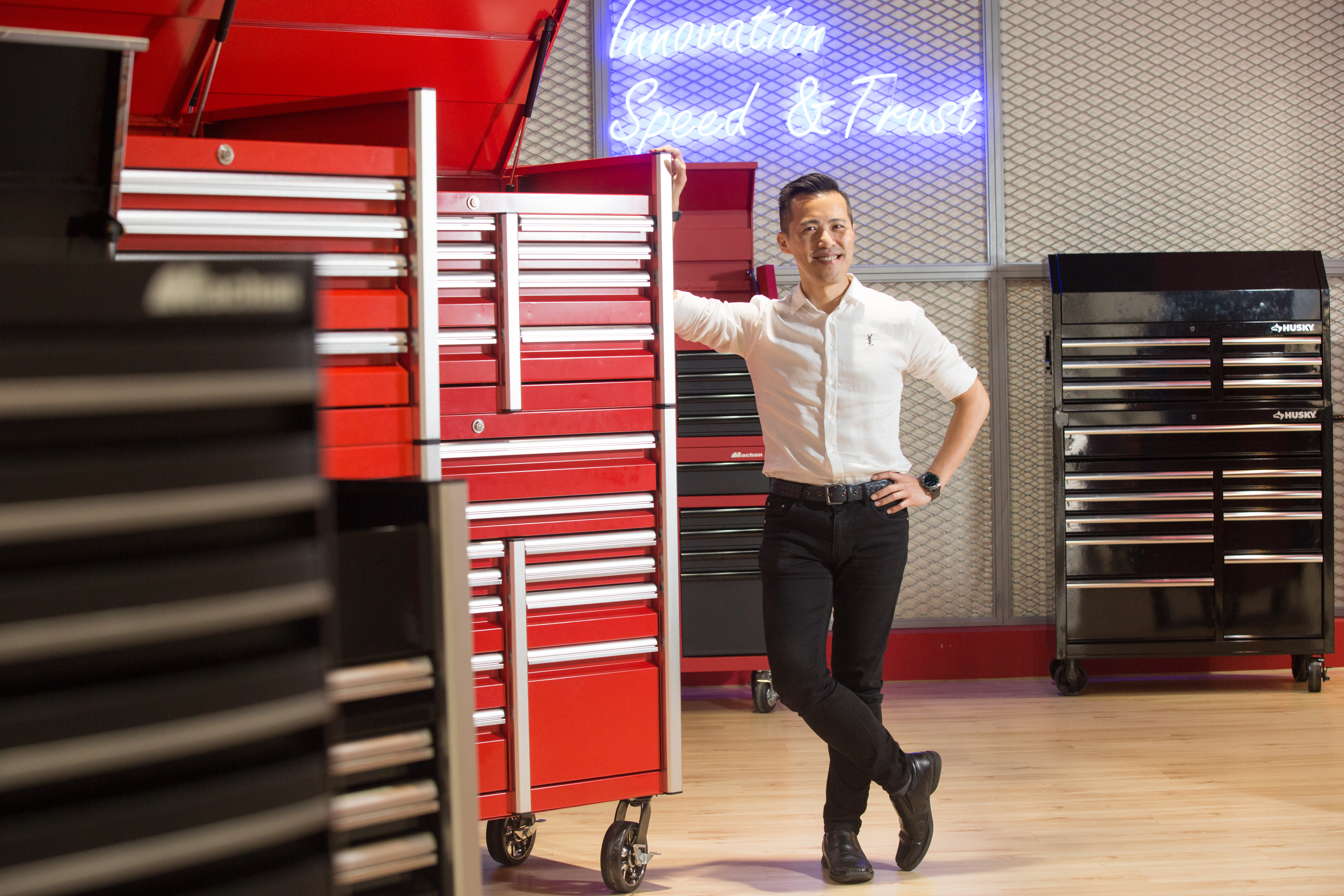 張庭維目標將與他同齡的老工廠物聯(網)化,打造一座智慧型的未來工廠。