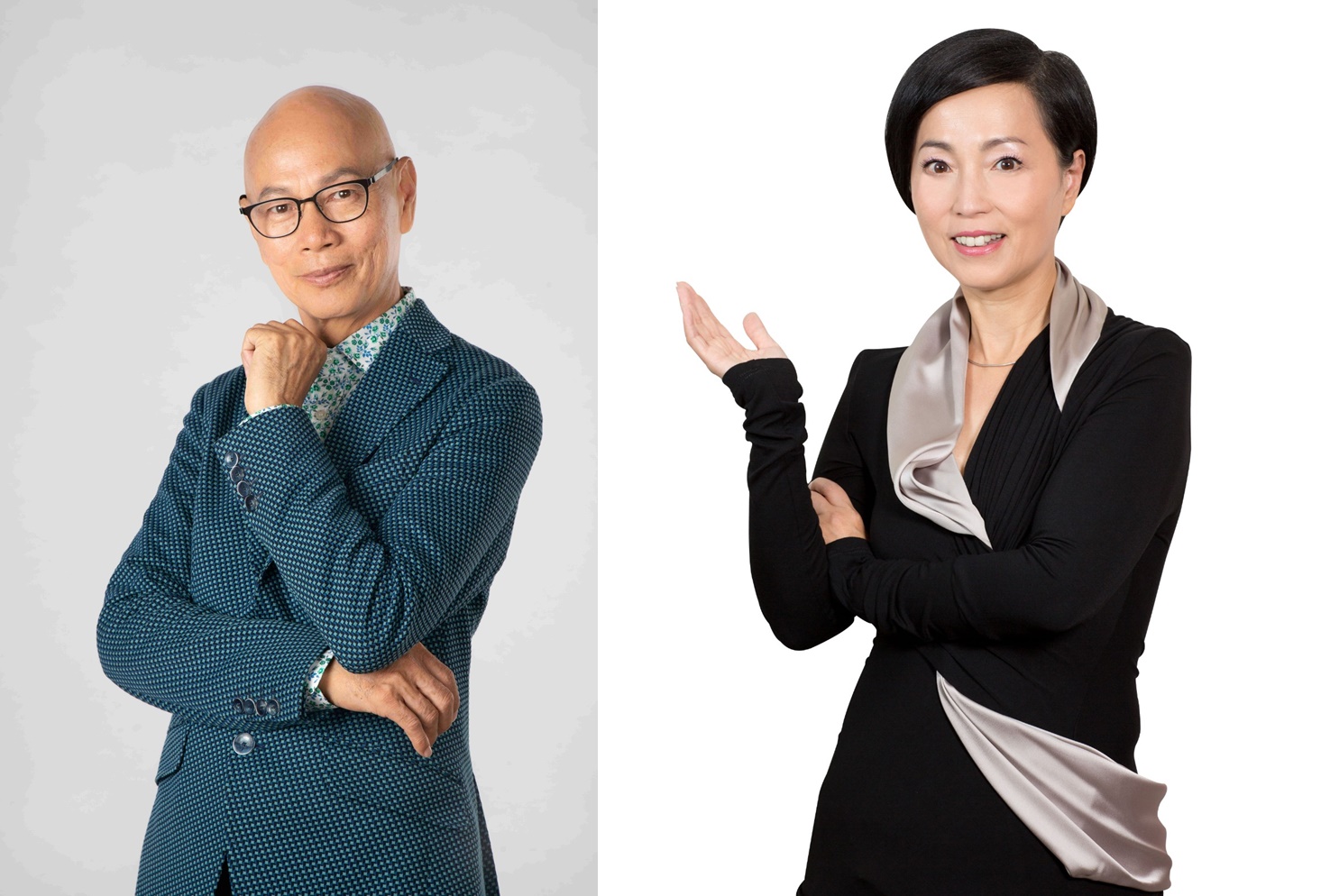 羅家英(左)和苑瓊丹(右)將來台參加金馬獎。(金馬執委會提供)