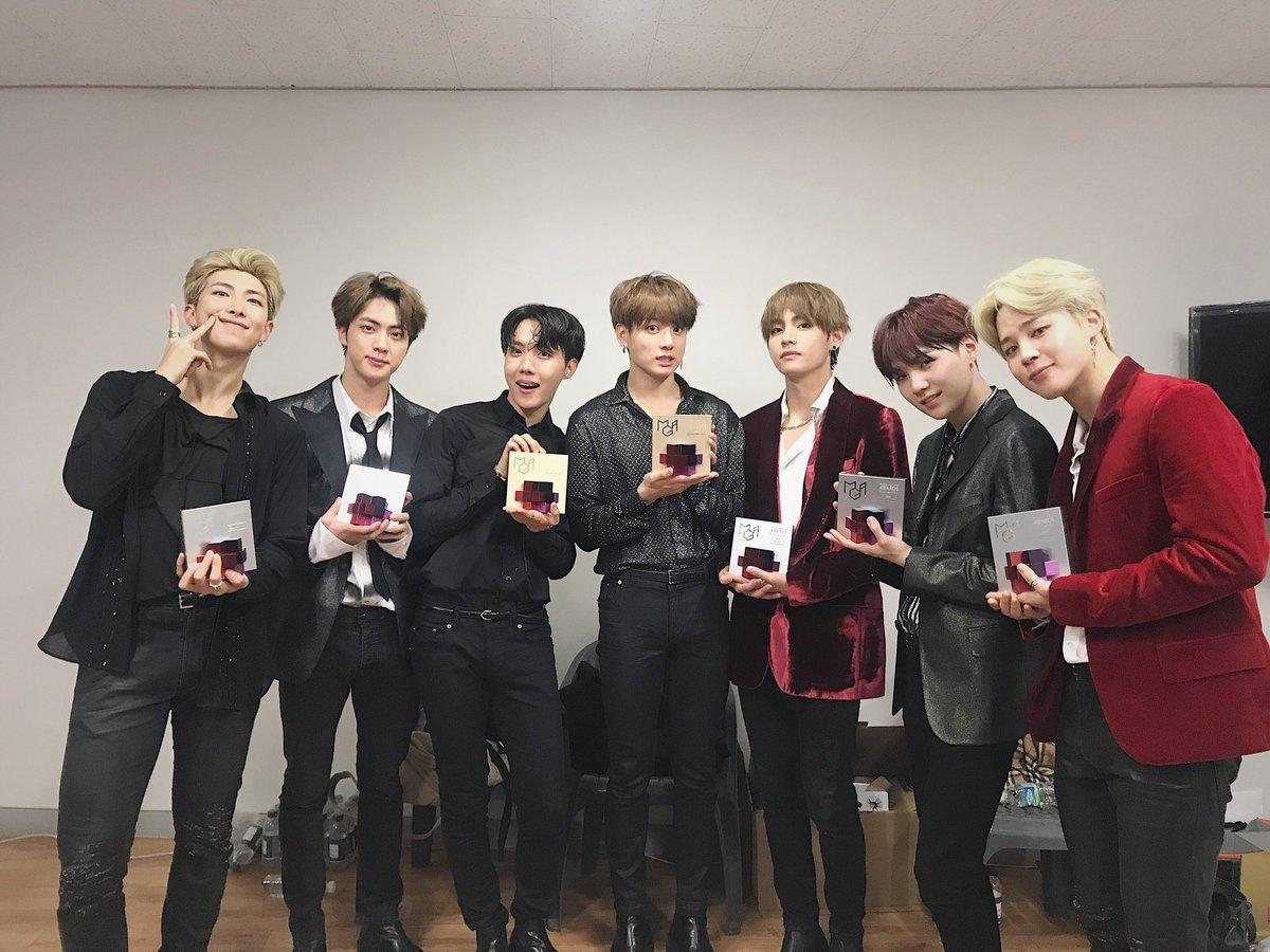 BTS日前在《MBC Plus X Genie音樂獎》上抱走多項大獎。(翻攝自BTS推特)