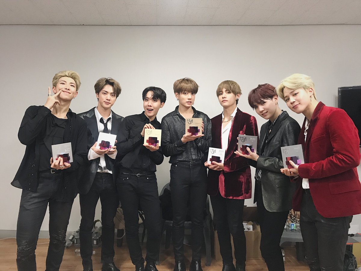 BTS日前在《MBC Plus X Genie音樂獎》上抱走多項大獎。（翻攝自BTS推特）