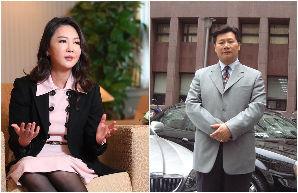 王瑞瑜與李宗昌（右，取自東方IC）有一對雙胞胎女兒，但婚姻路也不順遂。