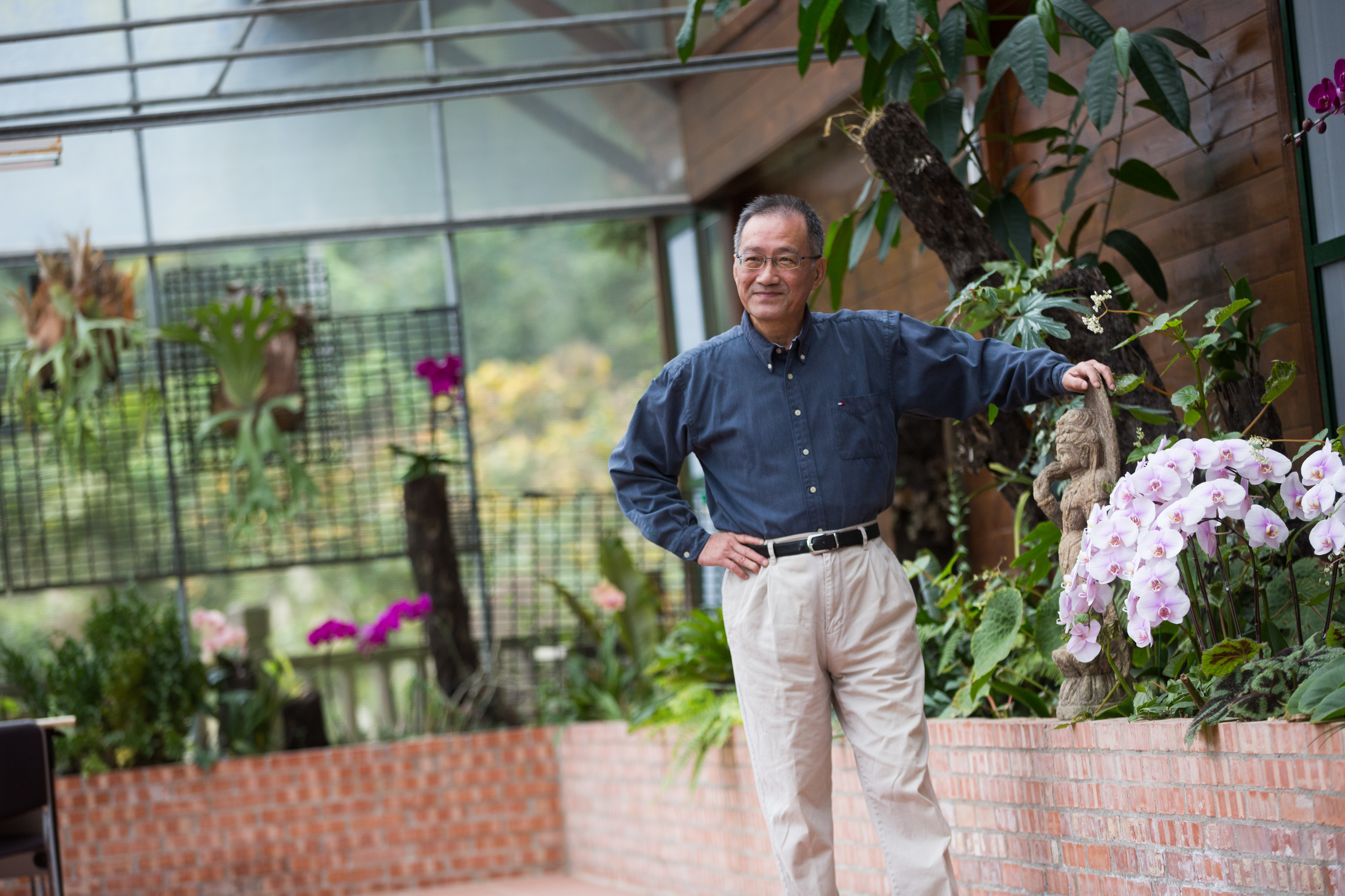 李家維希望民眾來到花博不只是欣賞花的美麗，而是重新認識生態系間物種存在的重要性。