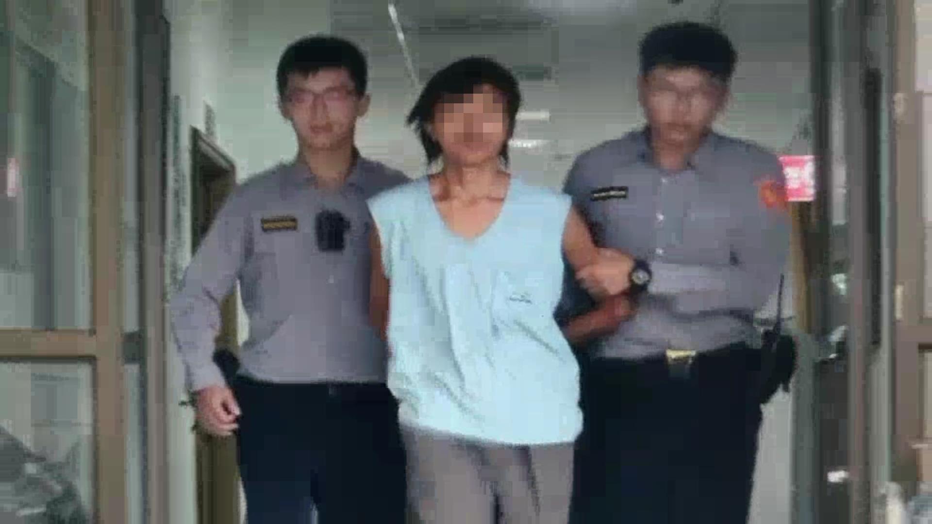 吳男是竊盜通緝犯，又因偷自行車而被逮。（翻攝畫面）